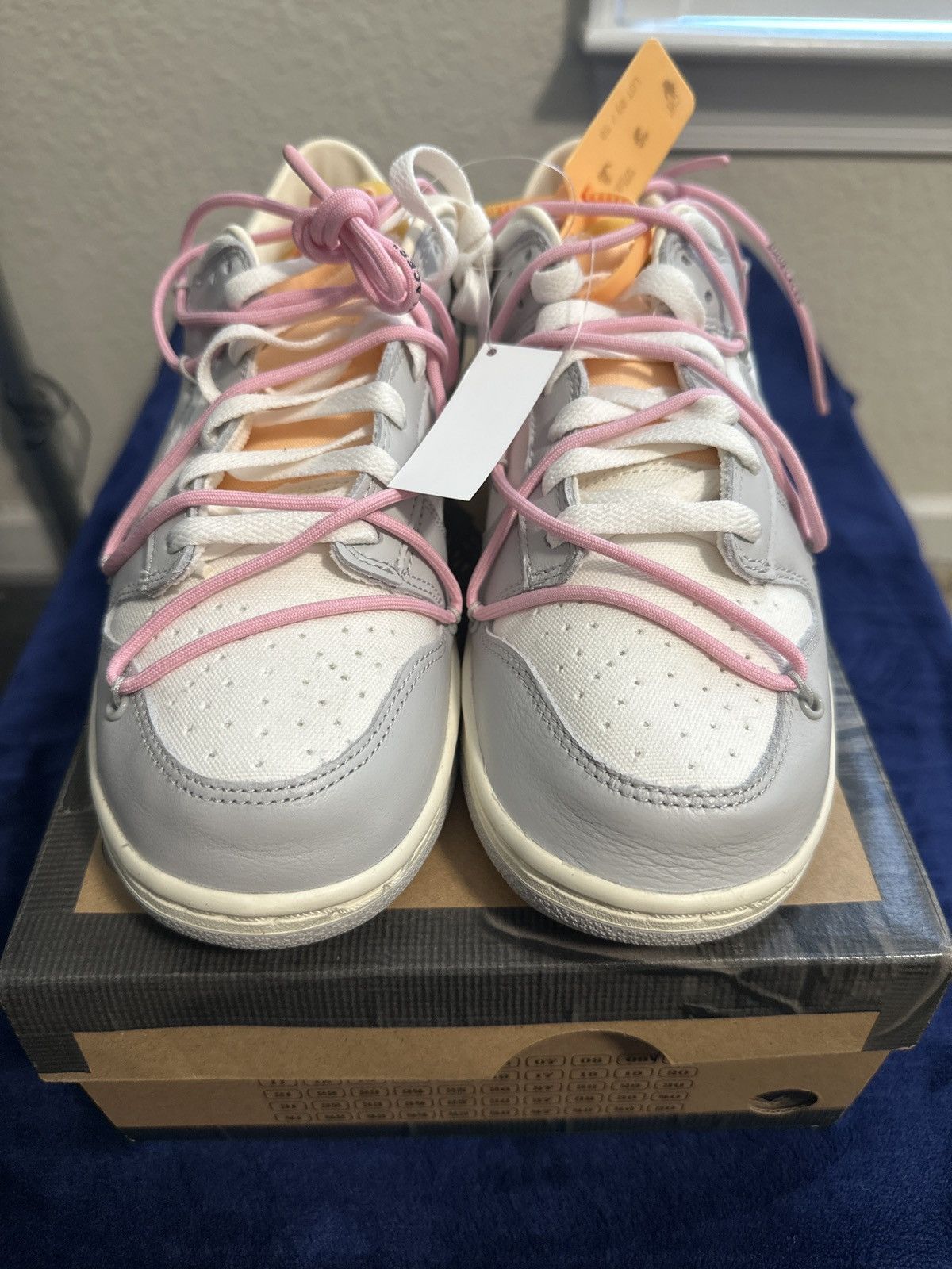 Nike OFF-WHITE NIKE DUNK LOW LOT 09 Size US 10 / EU 43 - 3 Thumbnail