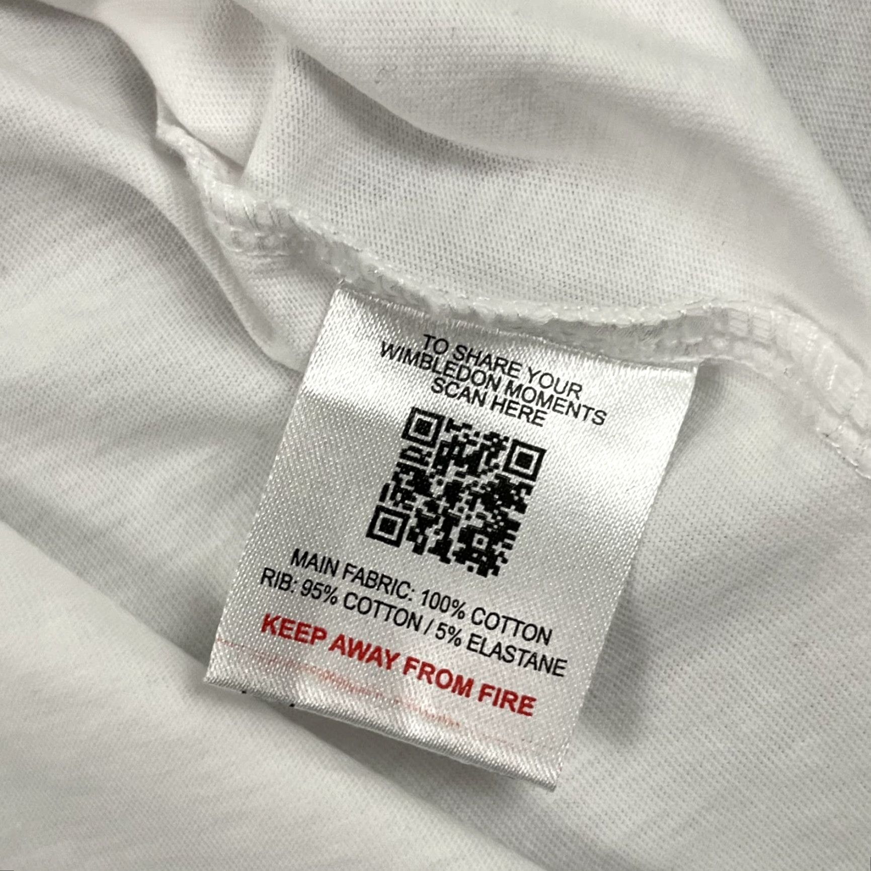 Vintage US Open Wimbledon Tennis Shirt Mens Small White Swirl Graphic Tee Preppy Sport Size US S / EU 44-46 / 1 - 7 Thumbnail