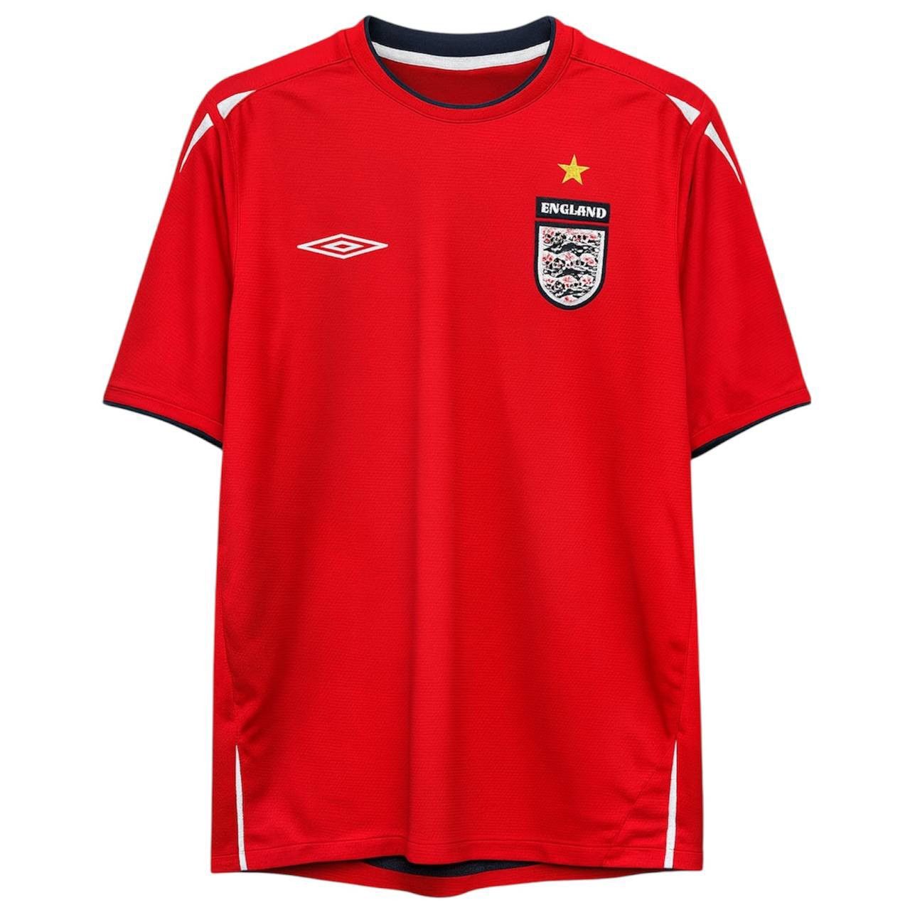Umbro 2004/06 ENGLAND TEAM AWAY SOCCER JERSEY FOOTBALL SHIRT UMBRO Size US S / EU 44-46 / 1 - 1 Thumbnail