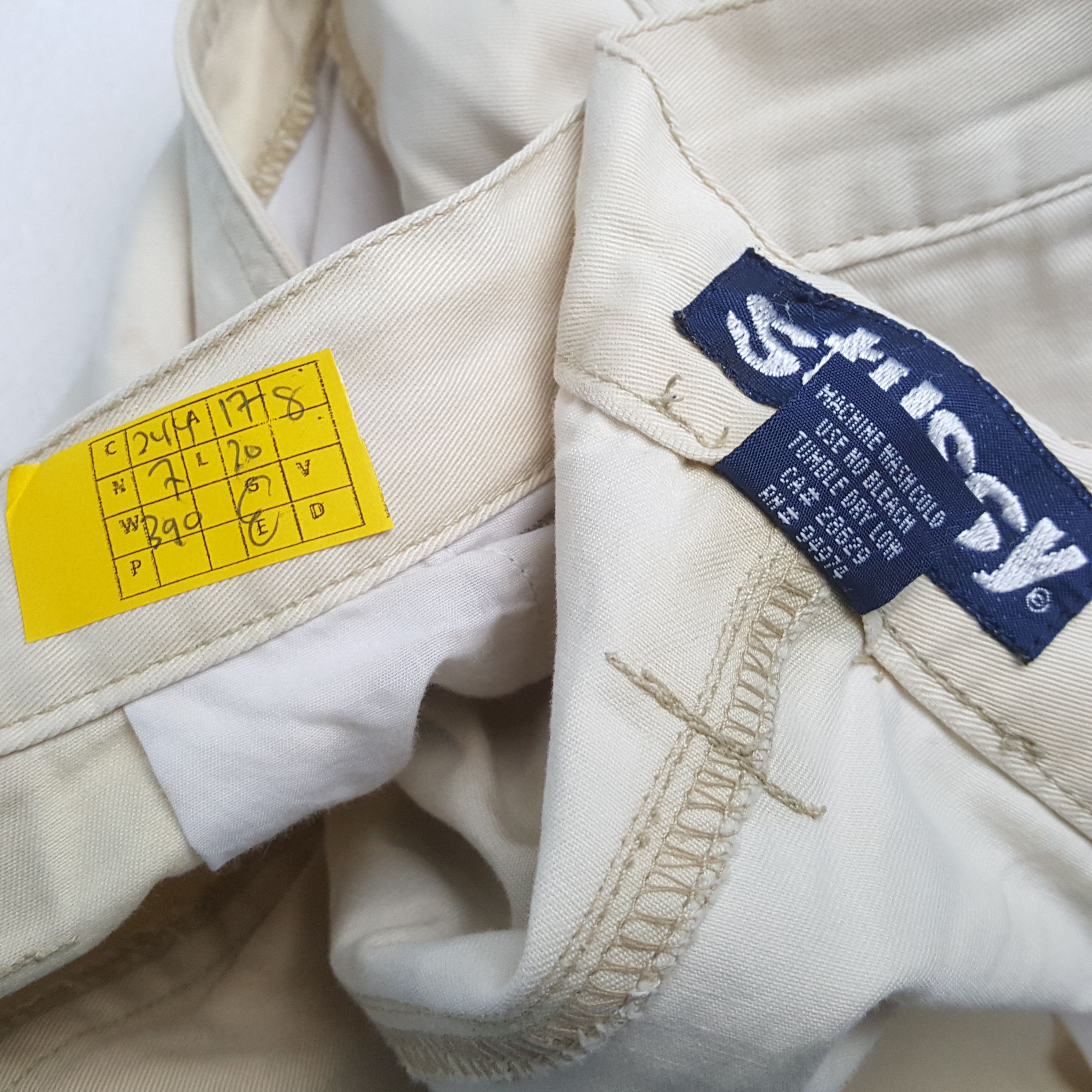 Stussy × Vintage Vintage STUSSY Streetwear Skateboard Logo Style Short Pants Size US 34 / EU 50 - 10 Thumbnail