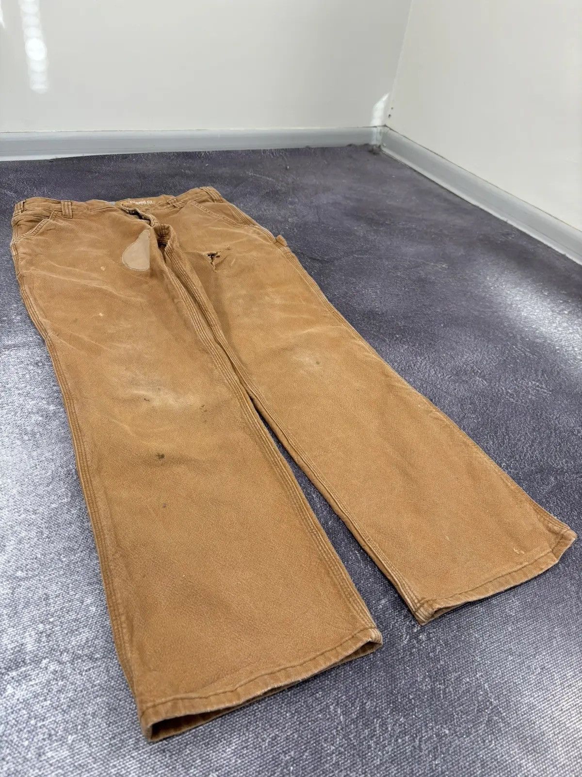 Carhartt × Vintage Vintage Carhartt USA Work Hype Relaxed Fit Pants Jeans Size US 34 / EU 50 - 6 Thumbnail