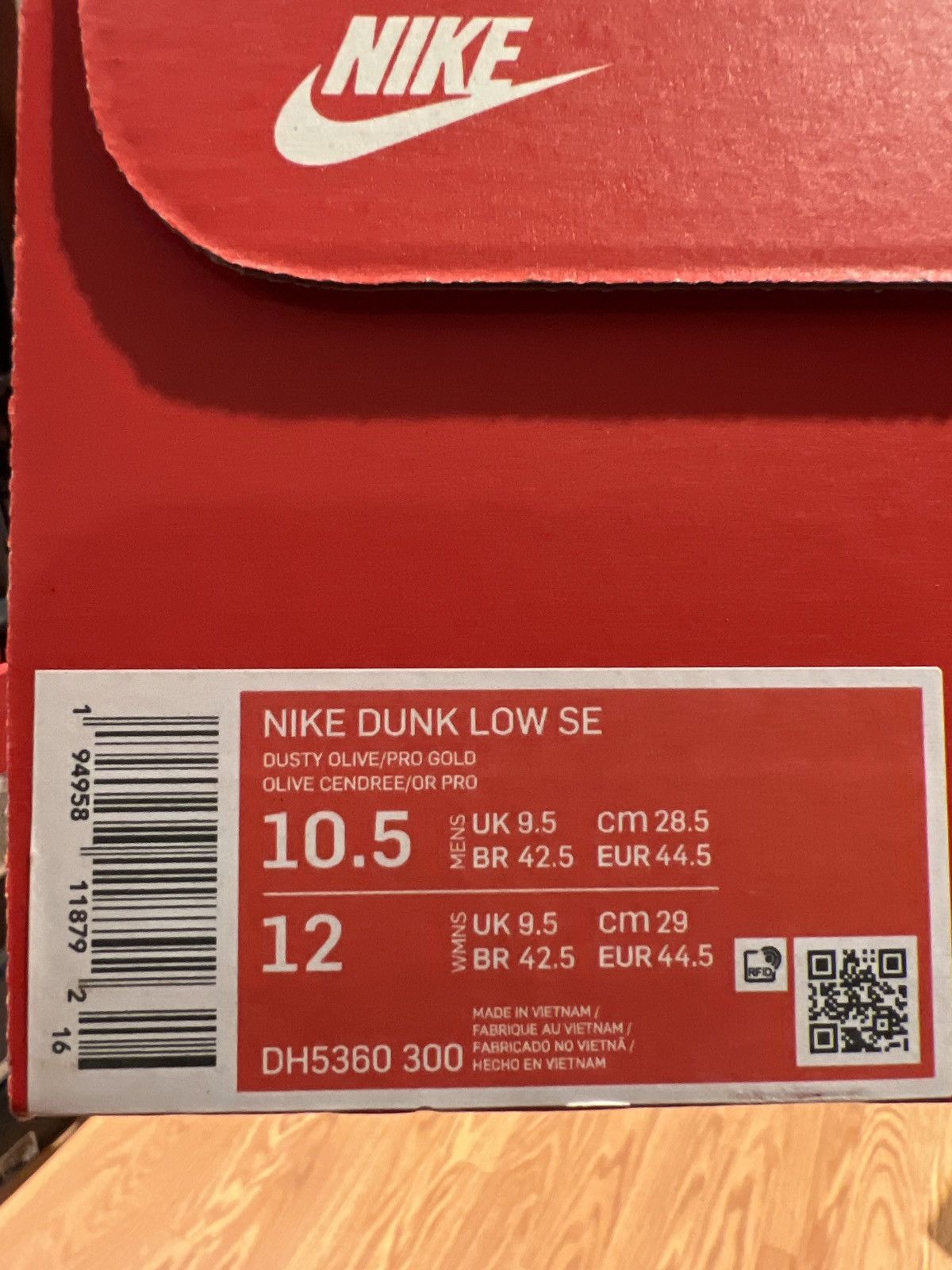 Nike Nike Dunk Low SE - “Dusty Olive” Size US 10.5 / EU 43-44 - 7 Thumbnail