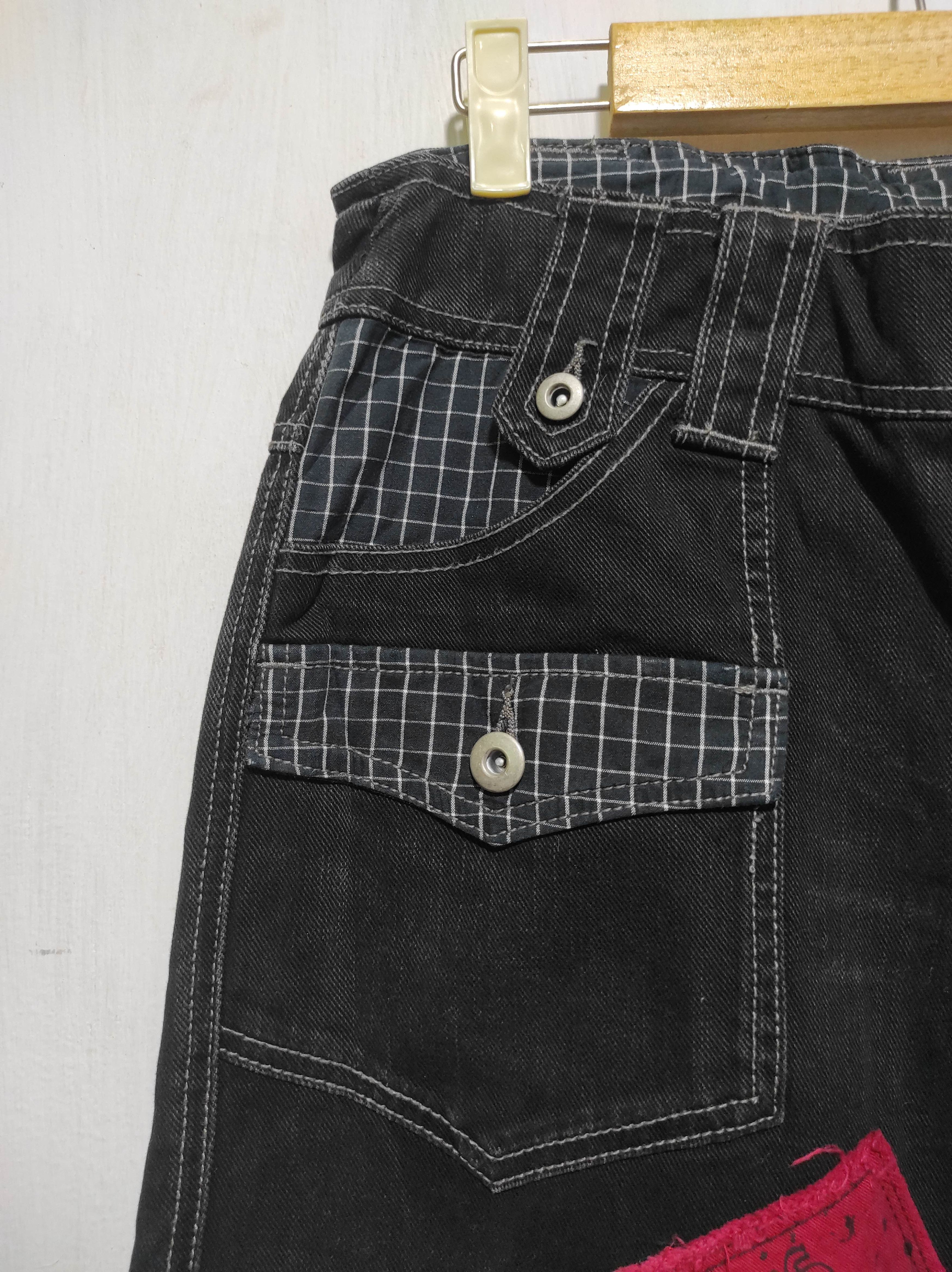 If Six Was Nine Algonquins Punk Multizipper Distressed Jeans Pants Size US 29 - 4 Thumbnail