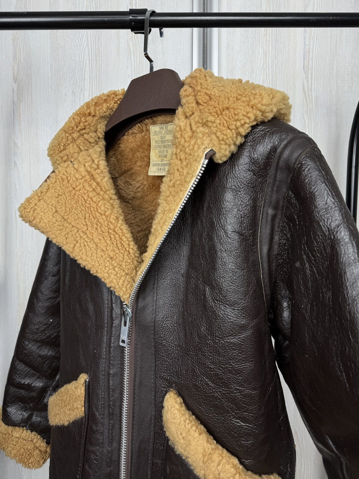Other 60s WW2 MK VI Flying Jacket Britain Northern International Size US S / EU 44-46 / 1 - 5 Thumbnail