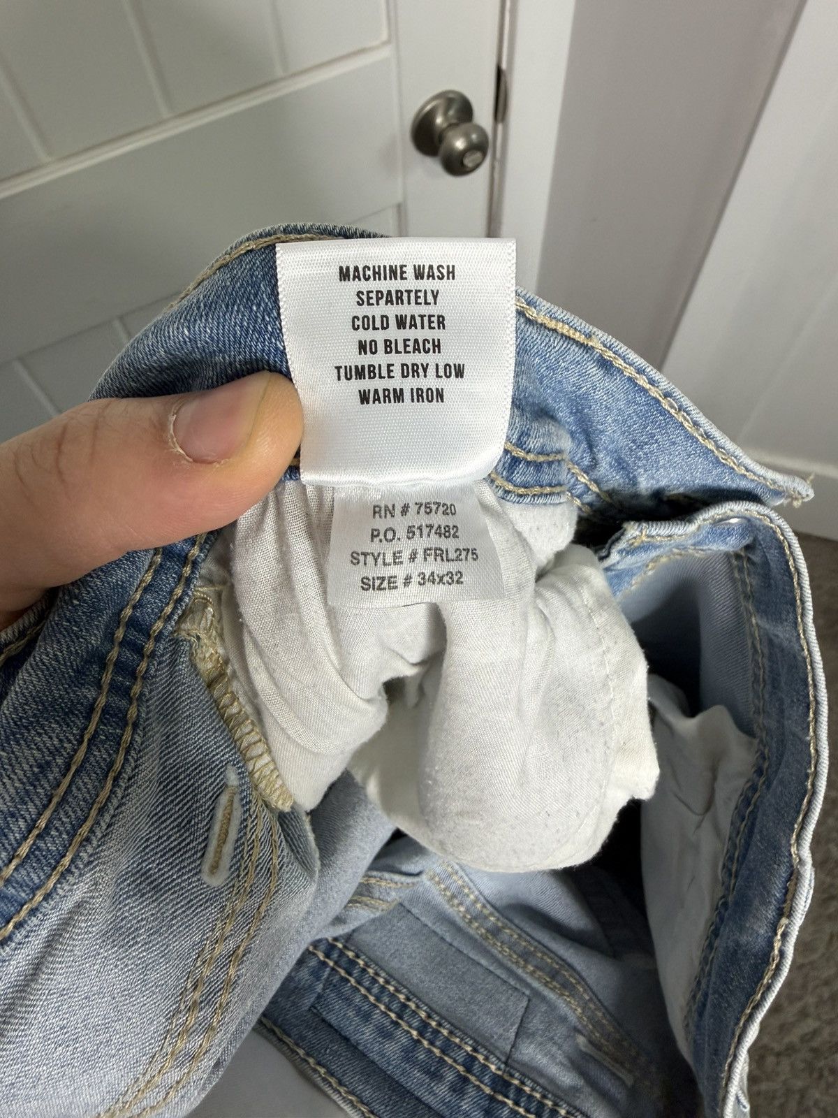 Other Reclaim Regular Bootcut Stretch Blue Jeans 34X32 Size US 34 / EU 50 - 4 Thumbnail