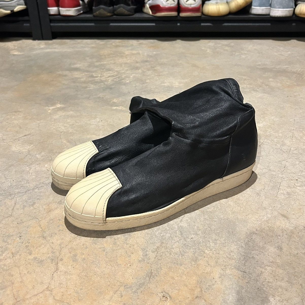 Adidas × Rick Owens Rick Owens SS15 Faun Adidas Superstar Leather Boot US 11.5 Size US 11.5 / EU 44-45 - 5 Thumbnail