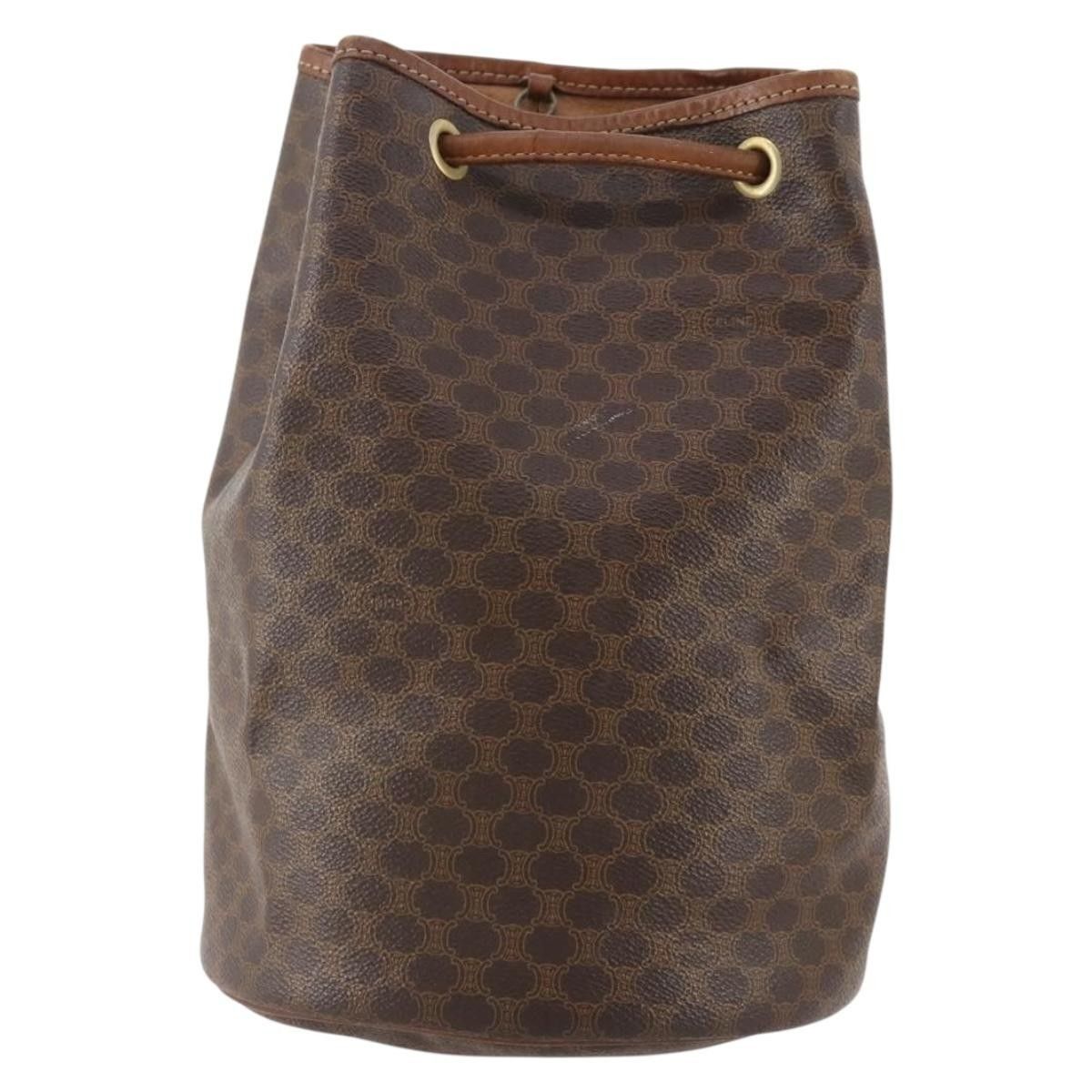 Celine Celine Vintage Macadam Backpack Canvas and Leather Size ONE SIZE - 1 Thumbnail