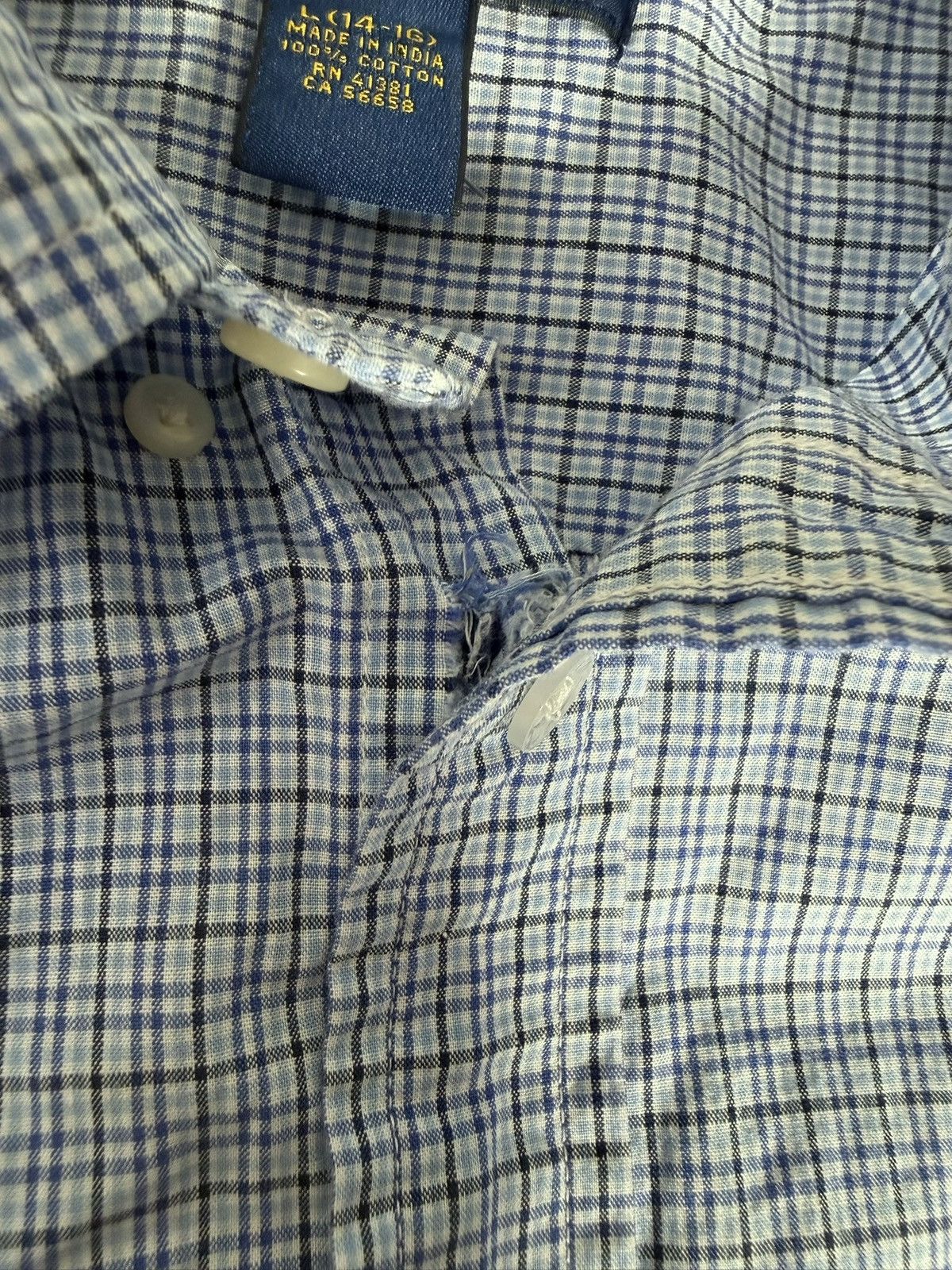 Polo Ralph Lauren Vintage Polo Ralph Lauren Checkered Kid's Button Up Shirt Size US S / EU 44-46 / 1 - 7 Thumbnail
