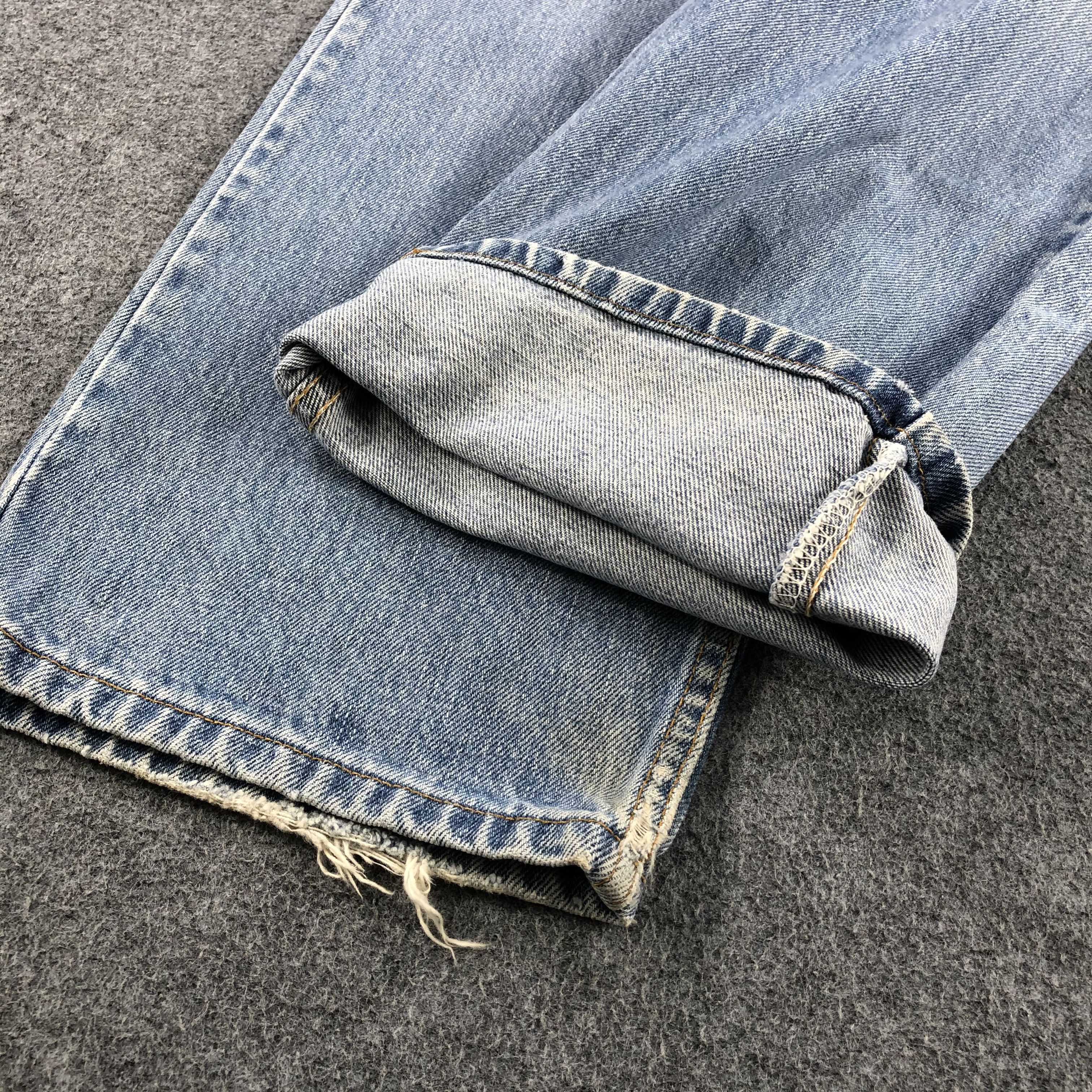 Levi's Vintage 90s Light Wash Levis 516 Jeans-J1559 Size US 37 - 7 Thumbnail