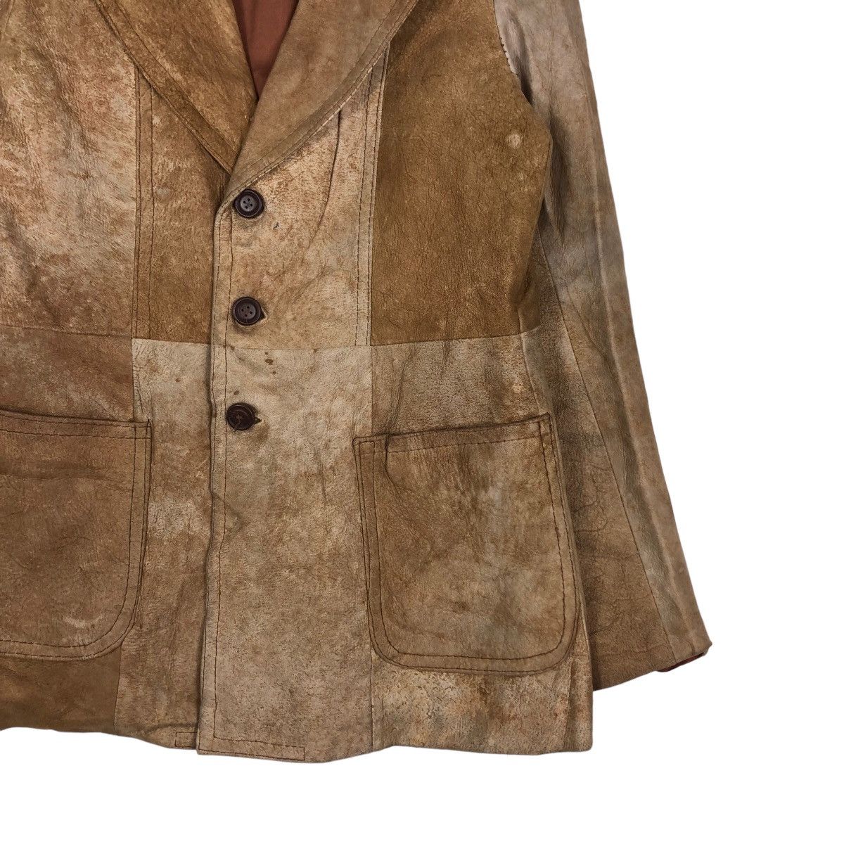 Japanese Brand Vintage Biker Genuine Leather Jacket Patchwork Issey Miyake Size US M / EU 48-50 / 2 - 5 Thumbnail