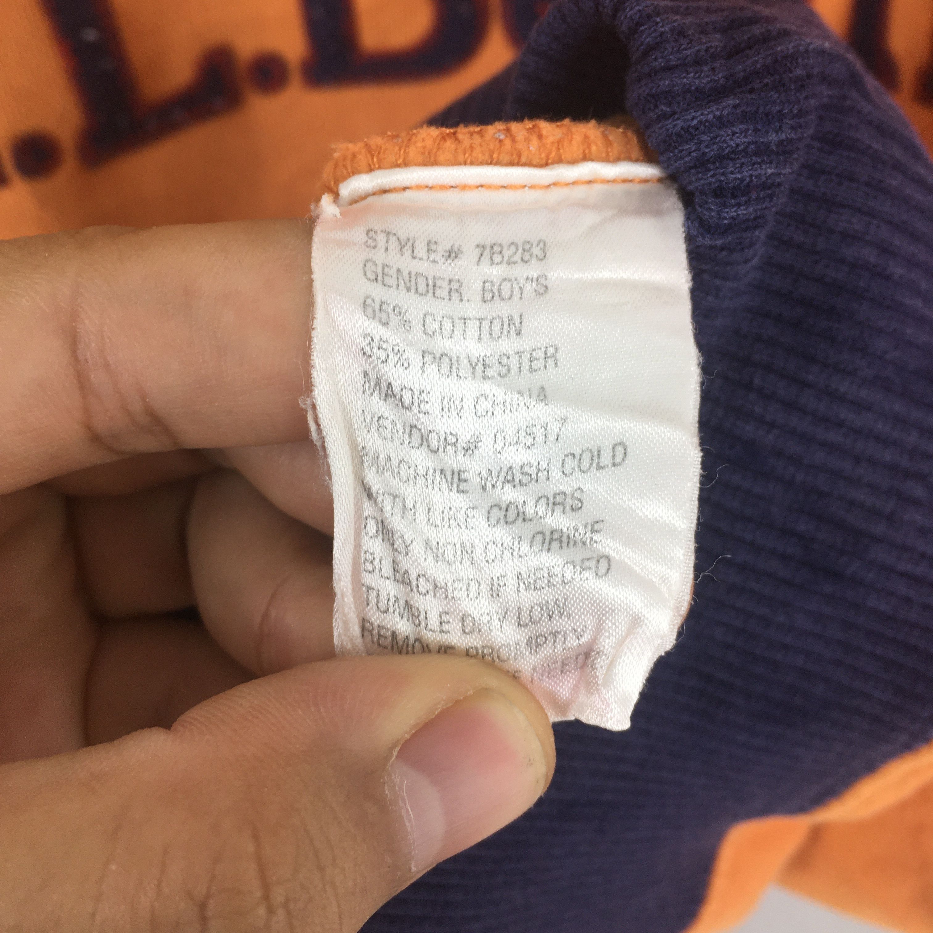 L.L. Bean × Vintage Vintage LL Bean Usa Orange Sweatshirt Small Size US S / EU 44-46 / 1 - 6 Thumbnail