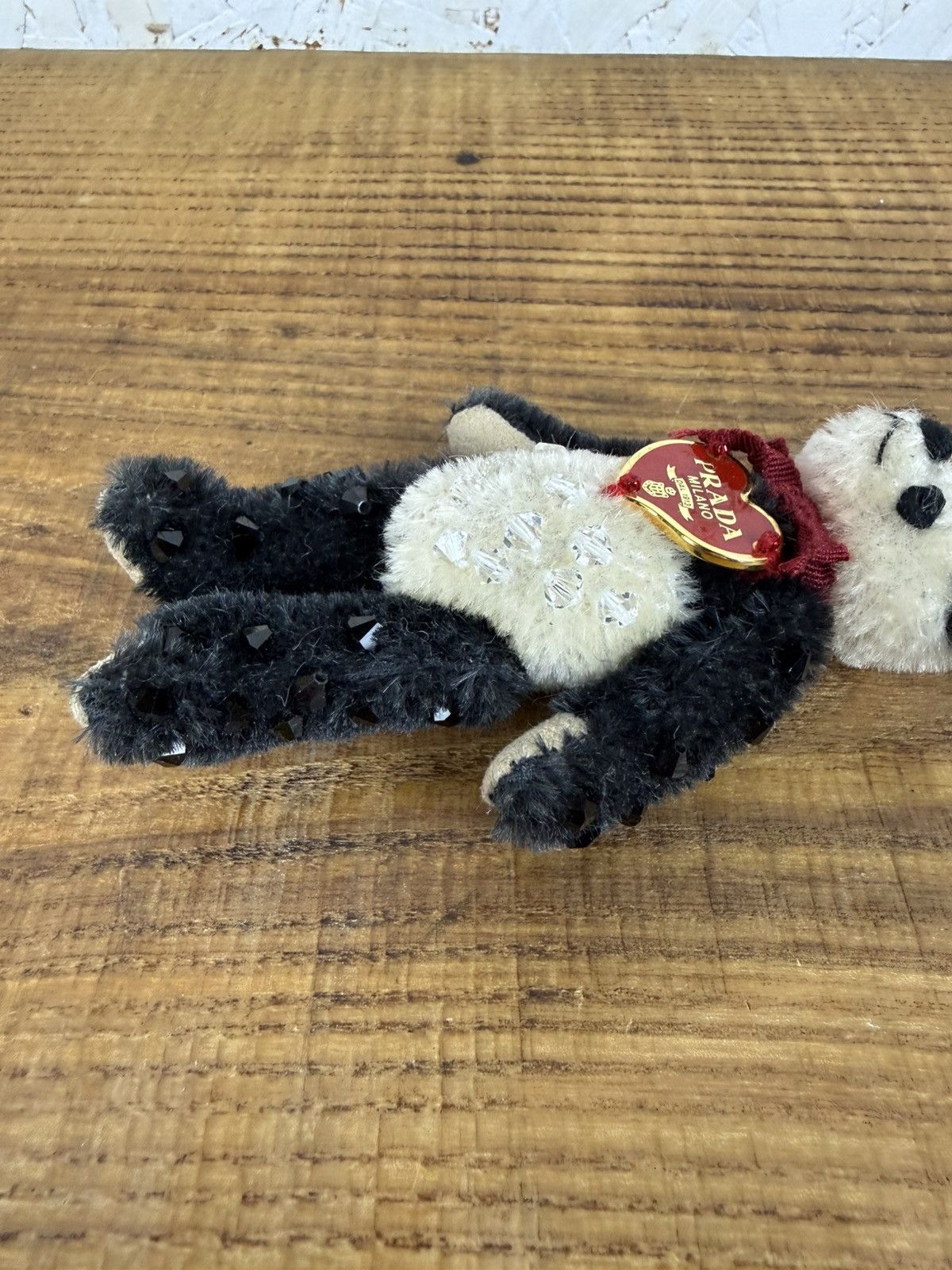 Prada Prada Panda Bear Heart Key Ring Key Holder Bag Charm Size ONE SIZE - 5 Thumbnail