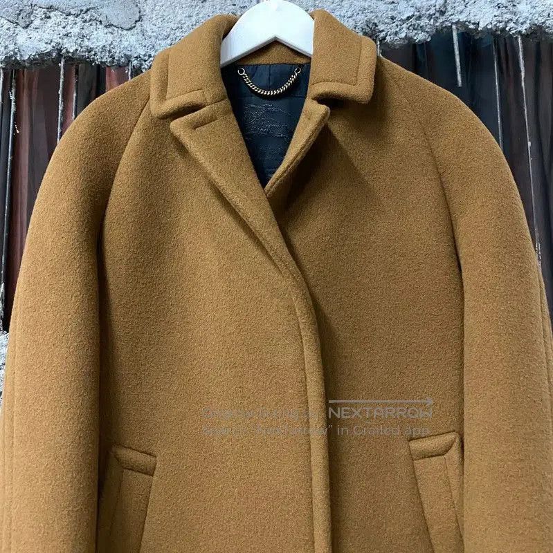 Burberry Burberry Long Khaki Wool Coat for Women. Size XXS / US 00 / IT 34 - 3 Thumbnail