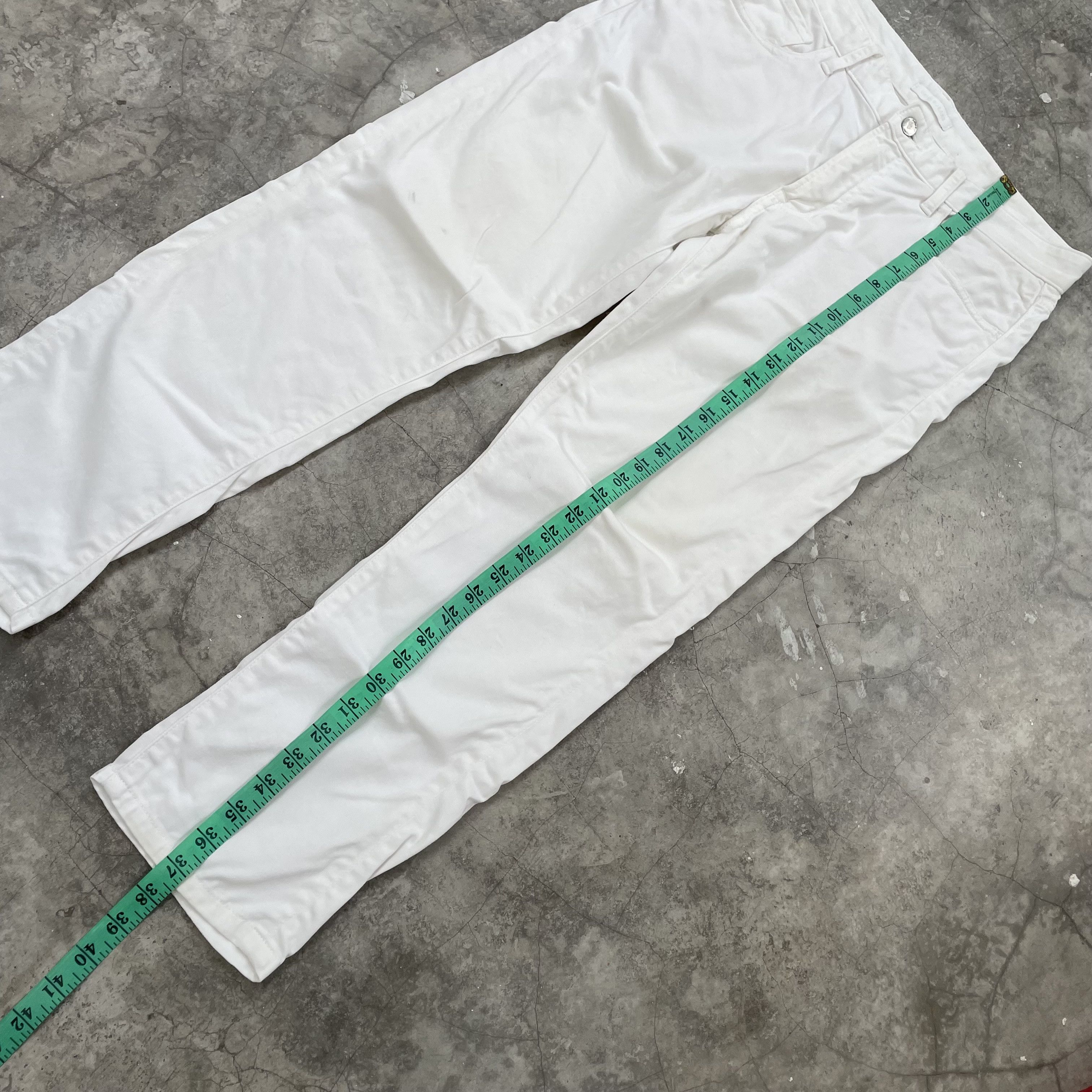 Japanese Brand × Kaihara Denim × Uniqlo UNIQLO WHITE STRETCH JEANS SLIM TAPERED JAPAN Size US 34 / EU 50 - 3 Thumbnail