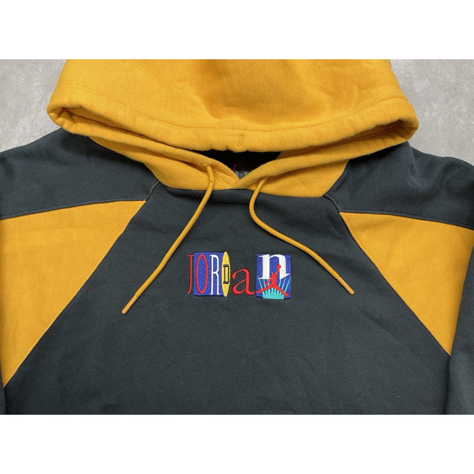 Other Jordan Legacy Flight Nostalgia AJ9 Hoodie Black Gold Pullove Size US L / EU 52-54 / 3 - 3 Thumbnail