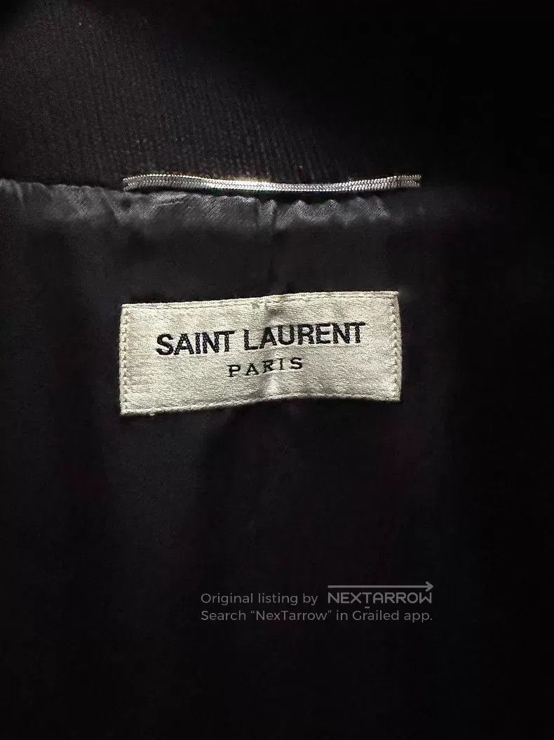 Saint Laurent Paris Saint Laurent Paris Original Black and White Baseball Jack Size US M / EU 48-50 / 2 - 5 Thumbnail