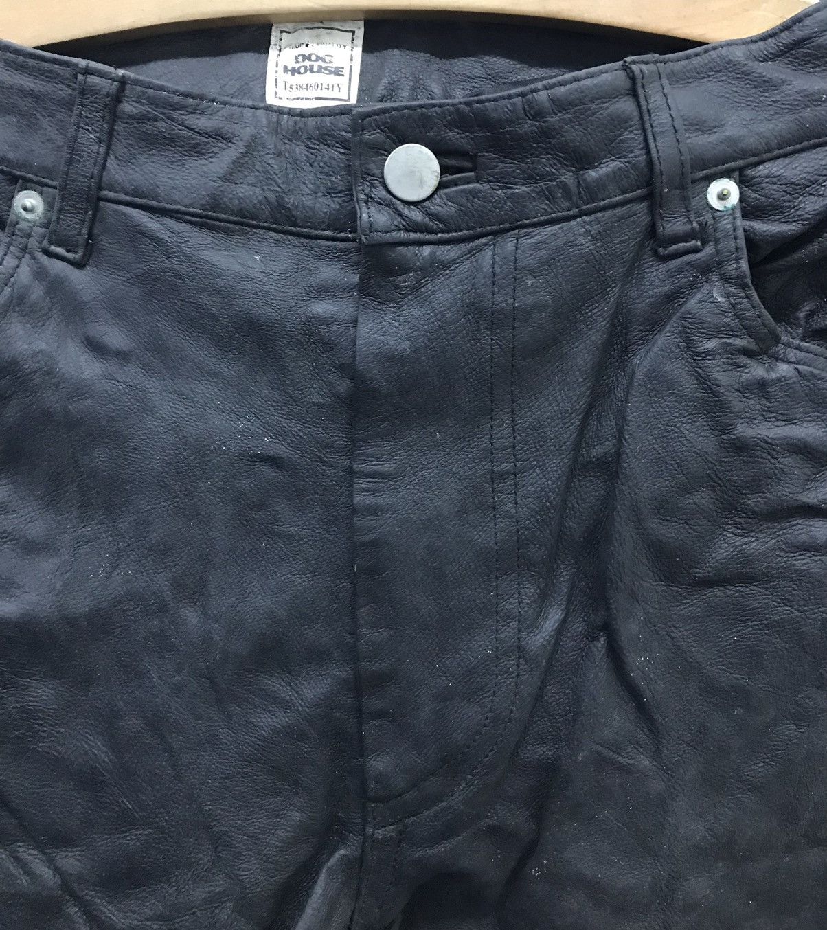 Leather Vintage Dog House Leather Pants Size US 31 - 5 Thumbnail