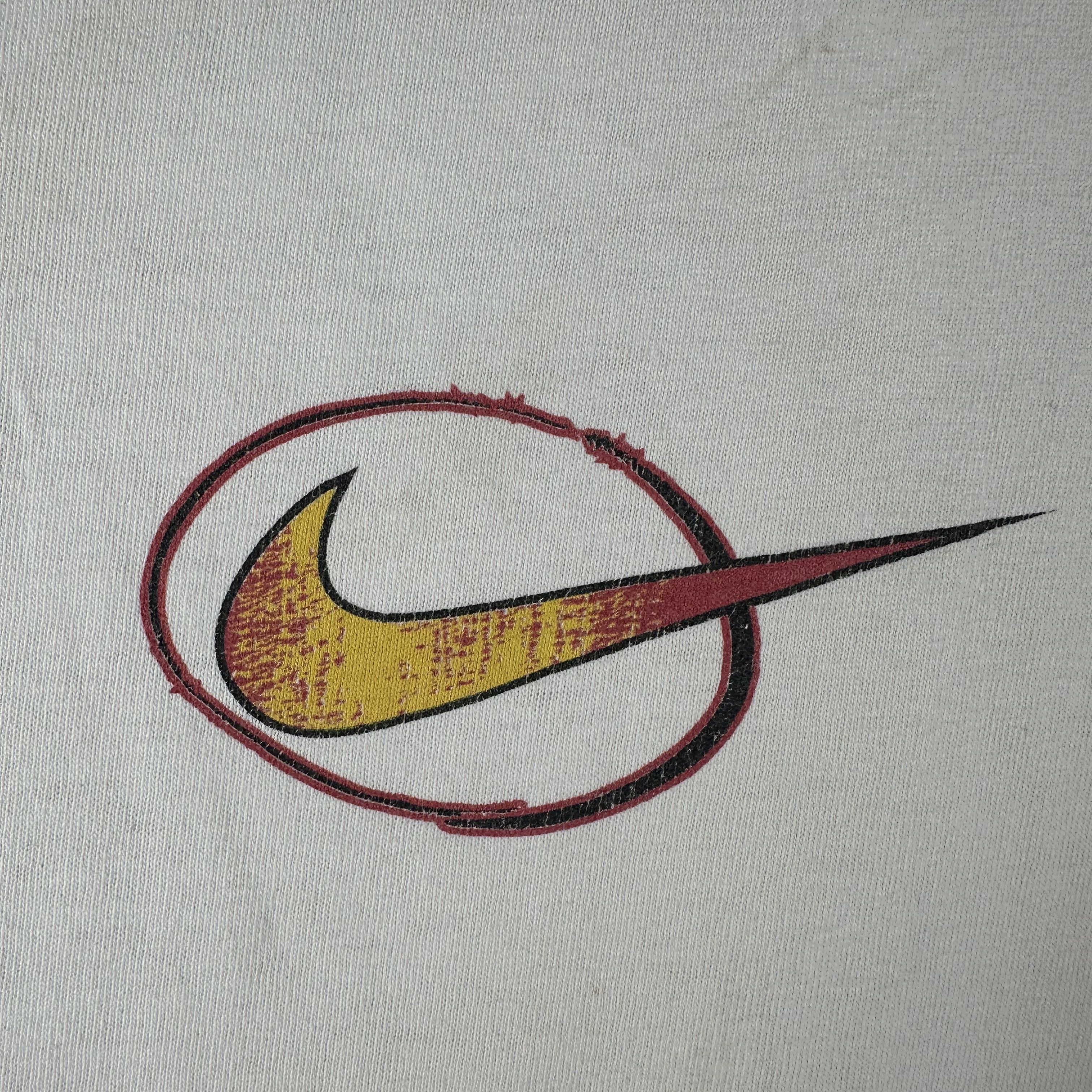 Vintage Vintage 90s Nike Basketball Just Do It Slogan Promo T-shirt Size US L / EU 52-54 / 3 - 3 Thumbnail