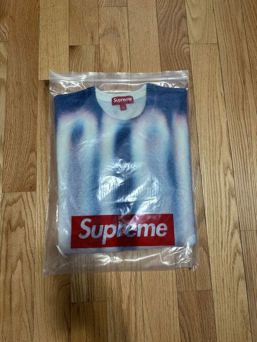 Supreme Supreme Blurred Logo Sweater size L | Grailed