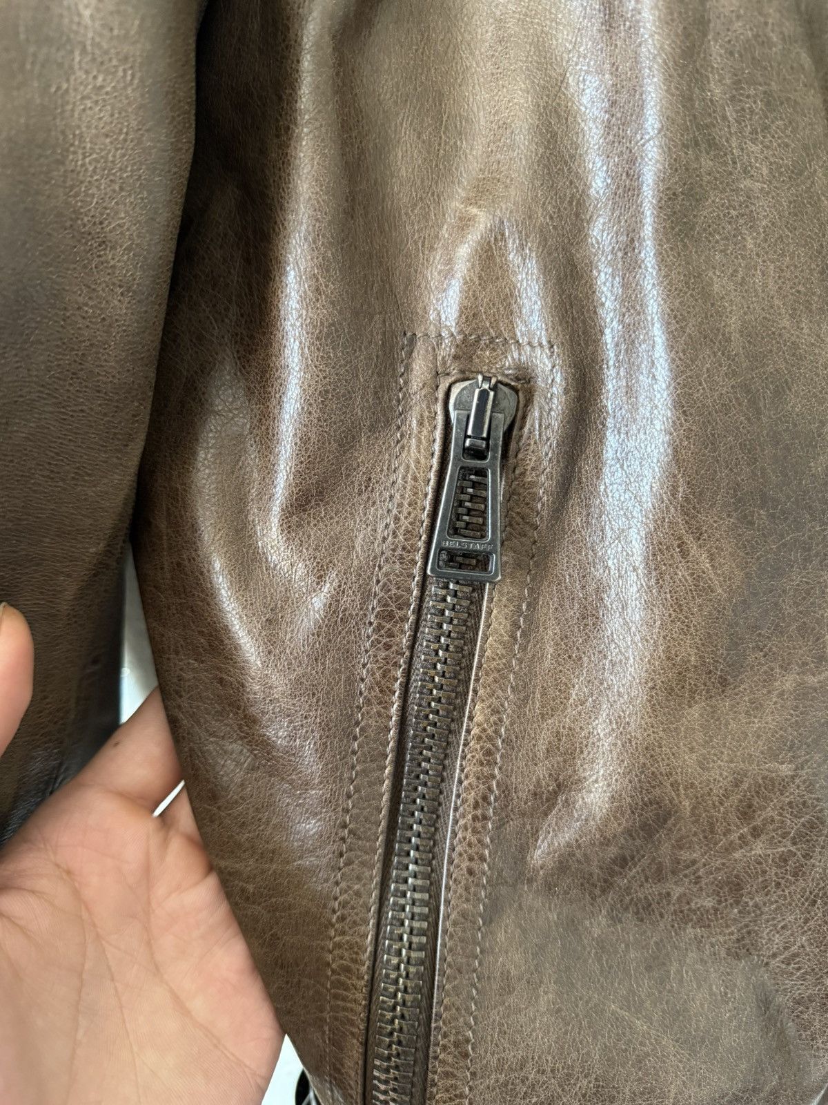Belstaff Belstaff Moto Leather Brown Jacket Size US L / EU 52-54 / 3 - 6 Thumbnail