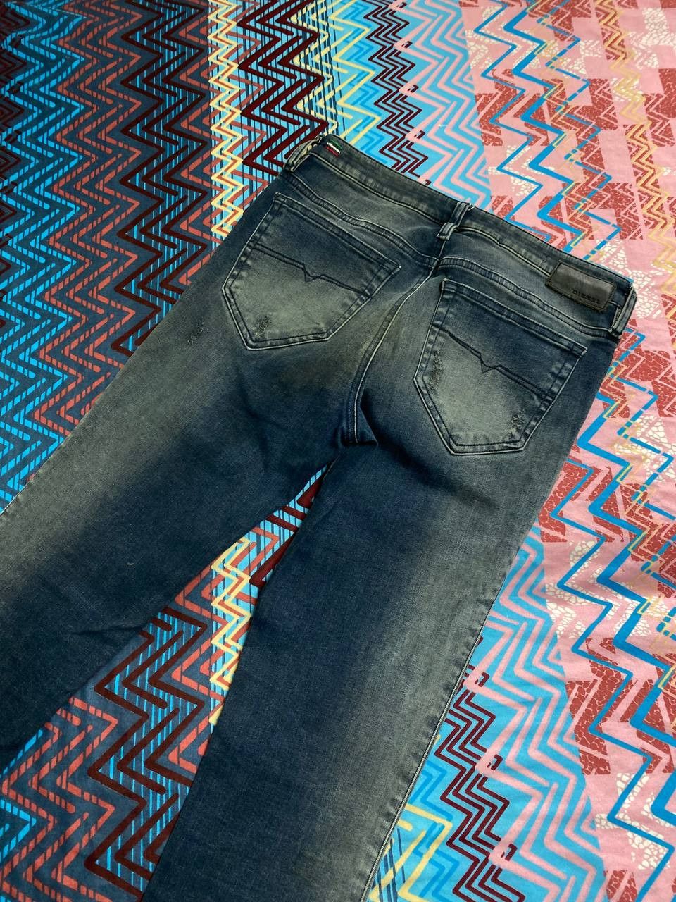 Diesel × Japanese Brand × Vintage Vintage Diesel Faded Distressed Y2K Jeans Size 29" - 18 Thumbnail