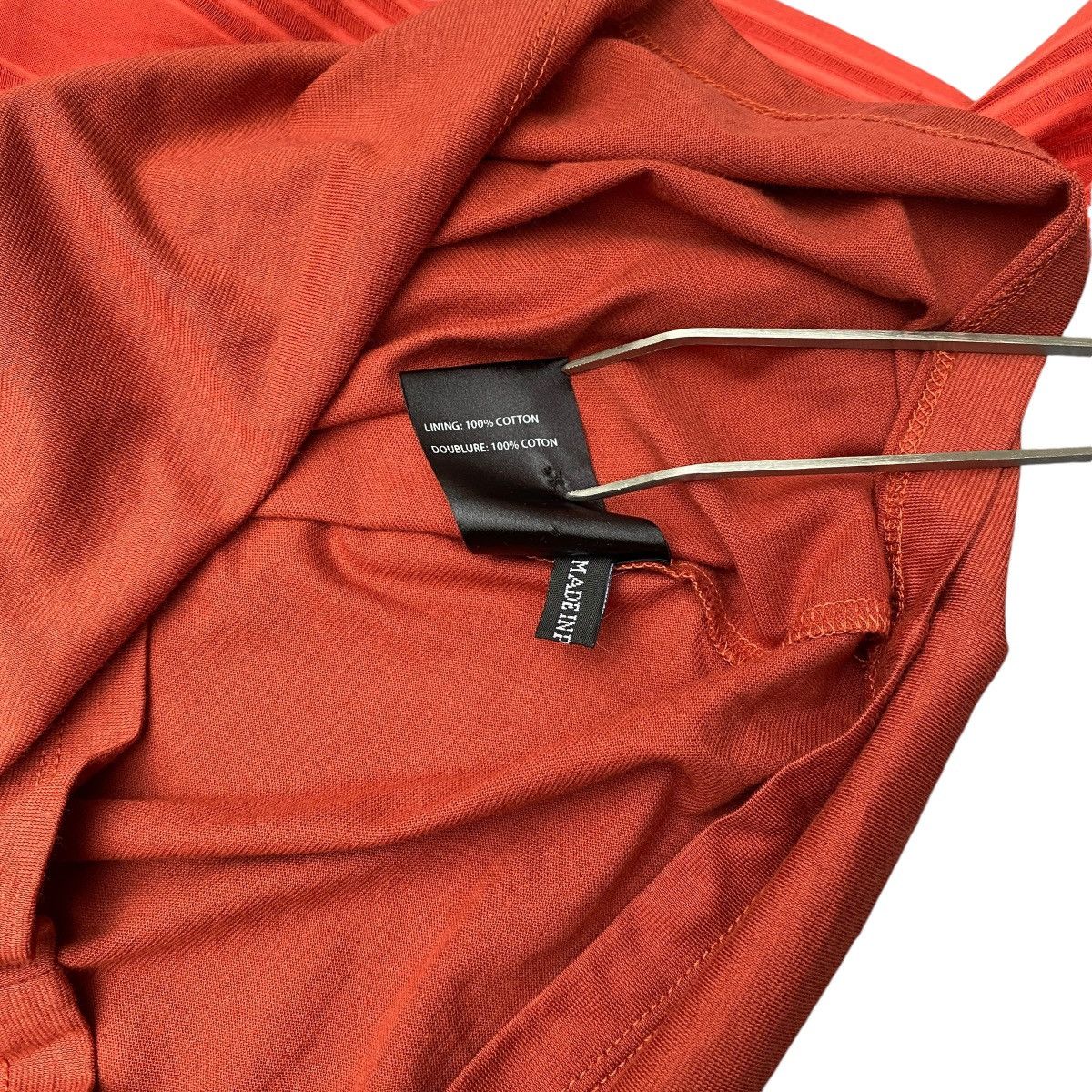Ann Demeulemeester Ann Demeulemeester S/S16 - Orange Striped Hybrid L/S Shirt Size XS / US 0-2 / IT 36-38 - 5 Thumbnail