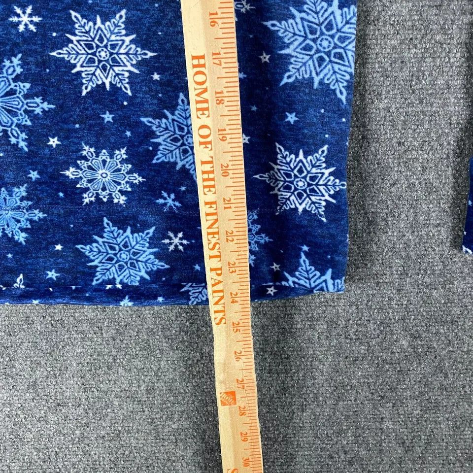 Nautica Nautica Sleep Shirt Women's Small Fleece Snowflakes S Size S / US 4 / IT 40 - 6 Thumbnail