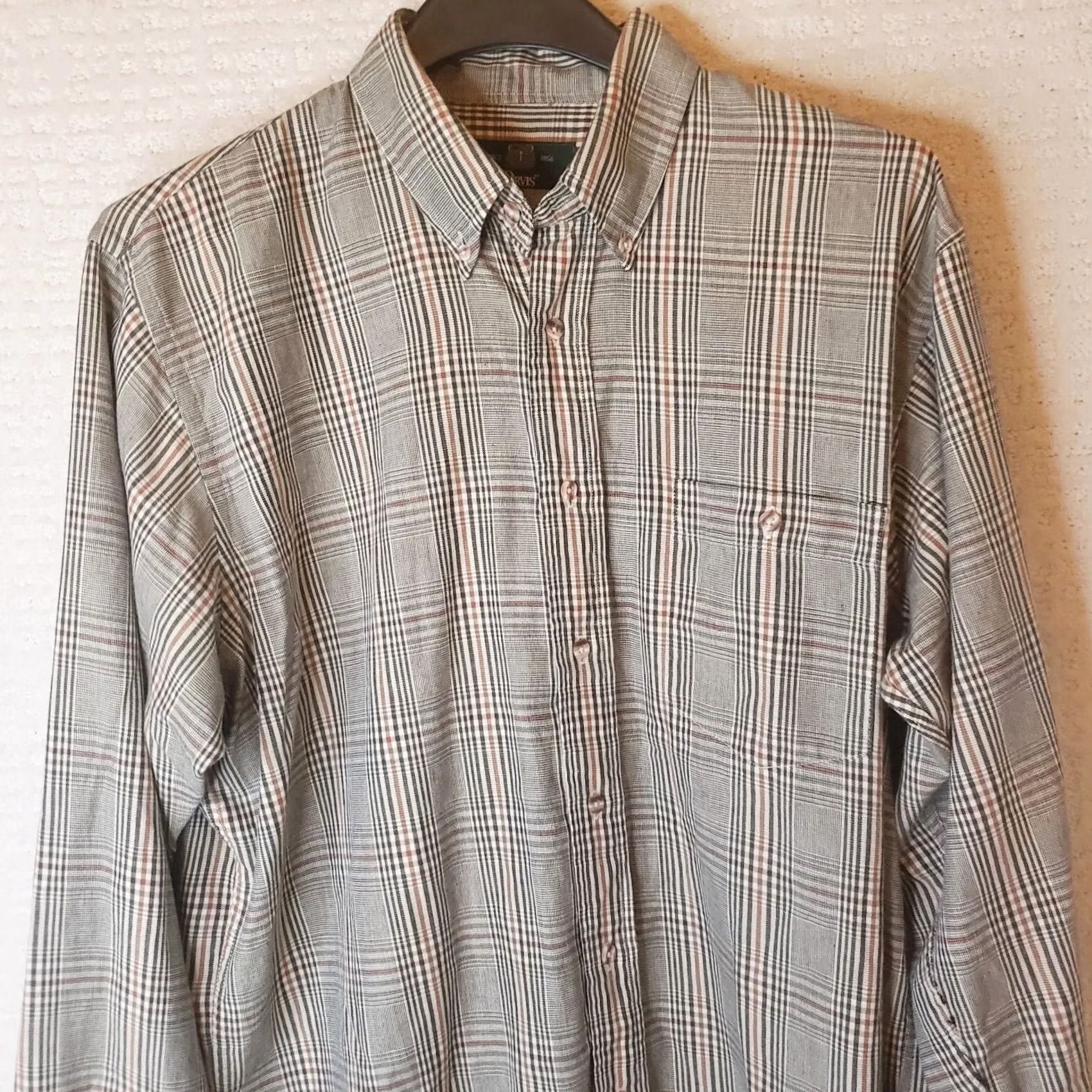 Orvis Orvis Shirt Mens L Green Plaid Long Sleeve Button-Down Collared 100% Cotton Flannel with Pockets Size US L / EU 52-54 / 3 - 2 Thumbnail