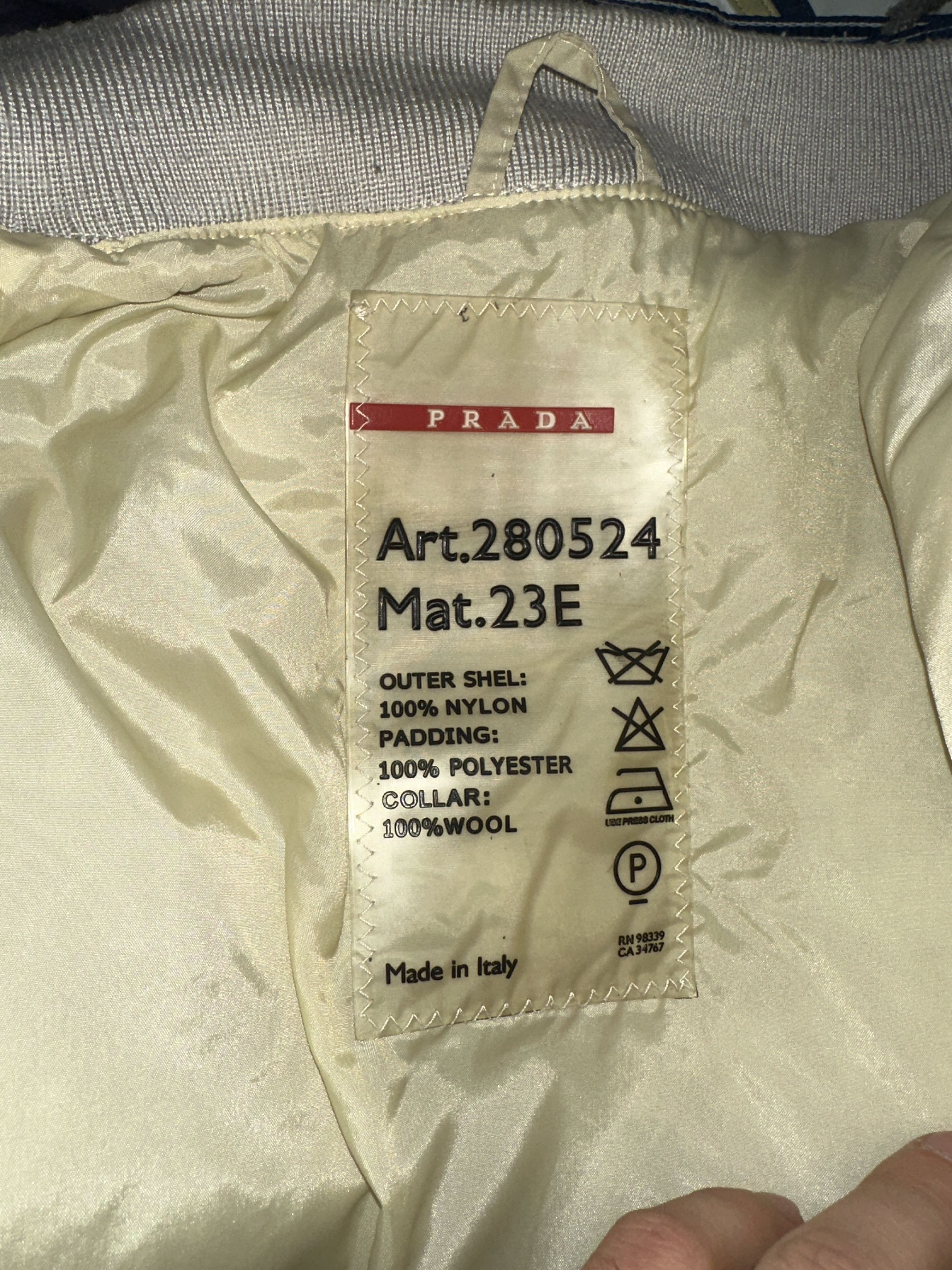 Prada Prada Milano Men Bomber Light Inside Jacket Size 50 It M Size US M / EU 48-50 / 2 - 16 Thumbnail