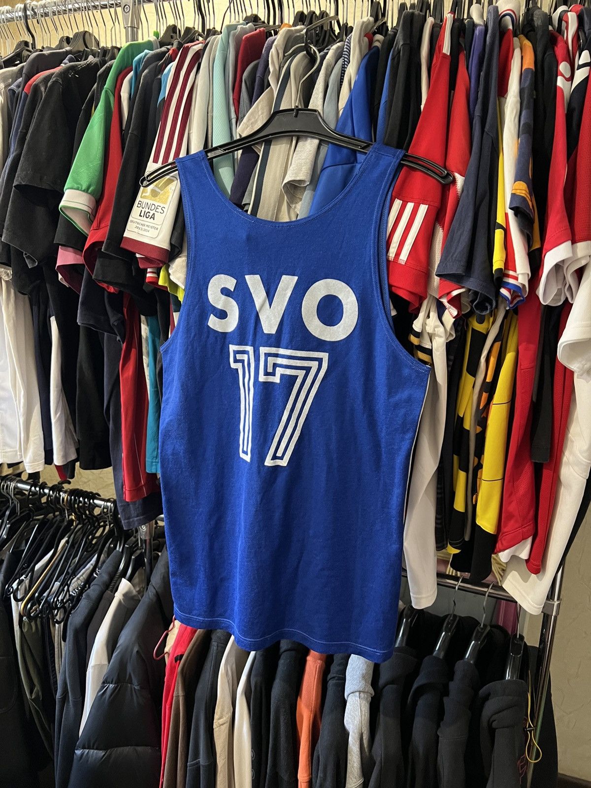 Vintage VINTAGE ADIDAS WEST GERMANY 80s SVO #17 SLEEVELESS TANK TOP Size US L / EU 52-54 / 3 - 3 Thumbnail