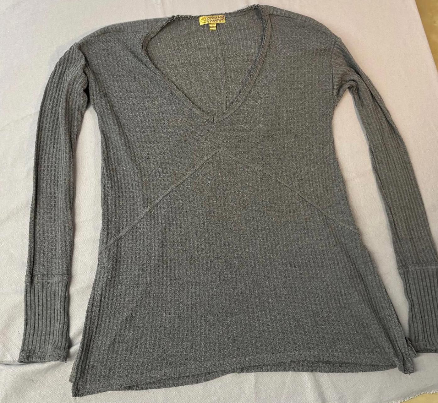 Other Princess Vera Wang Slouch V-Neck Grey Juniors - Small Size S / US 4 / IT 40 - 1 Thumbnail