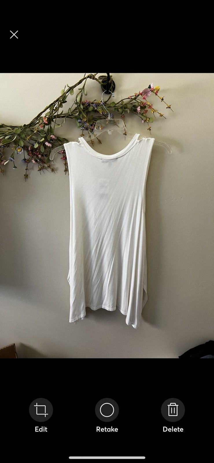 Other New with Tags Women’s Olivia Sky White Long Tunic or Tank Size M / US 6-8 / IT 42-44 - 8 Thumbnail