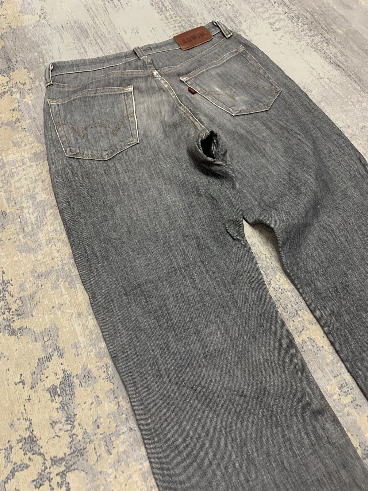 Japanese Brand Vintage Edwin Distressed Denim Kapital Boro Style 30x28 Size US 30 / EU 46 - 12 Thumbnail
