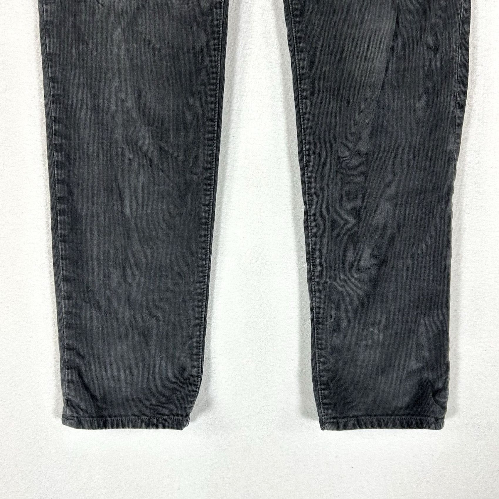 Eddie Bauer Eddie Bauer Boyfriend Slim Fit Corduroy Pants Womens 6 Gray Chino Casual Size 28" / US 6 / IT 42 - 3 Thumbnail