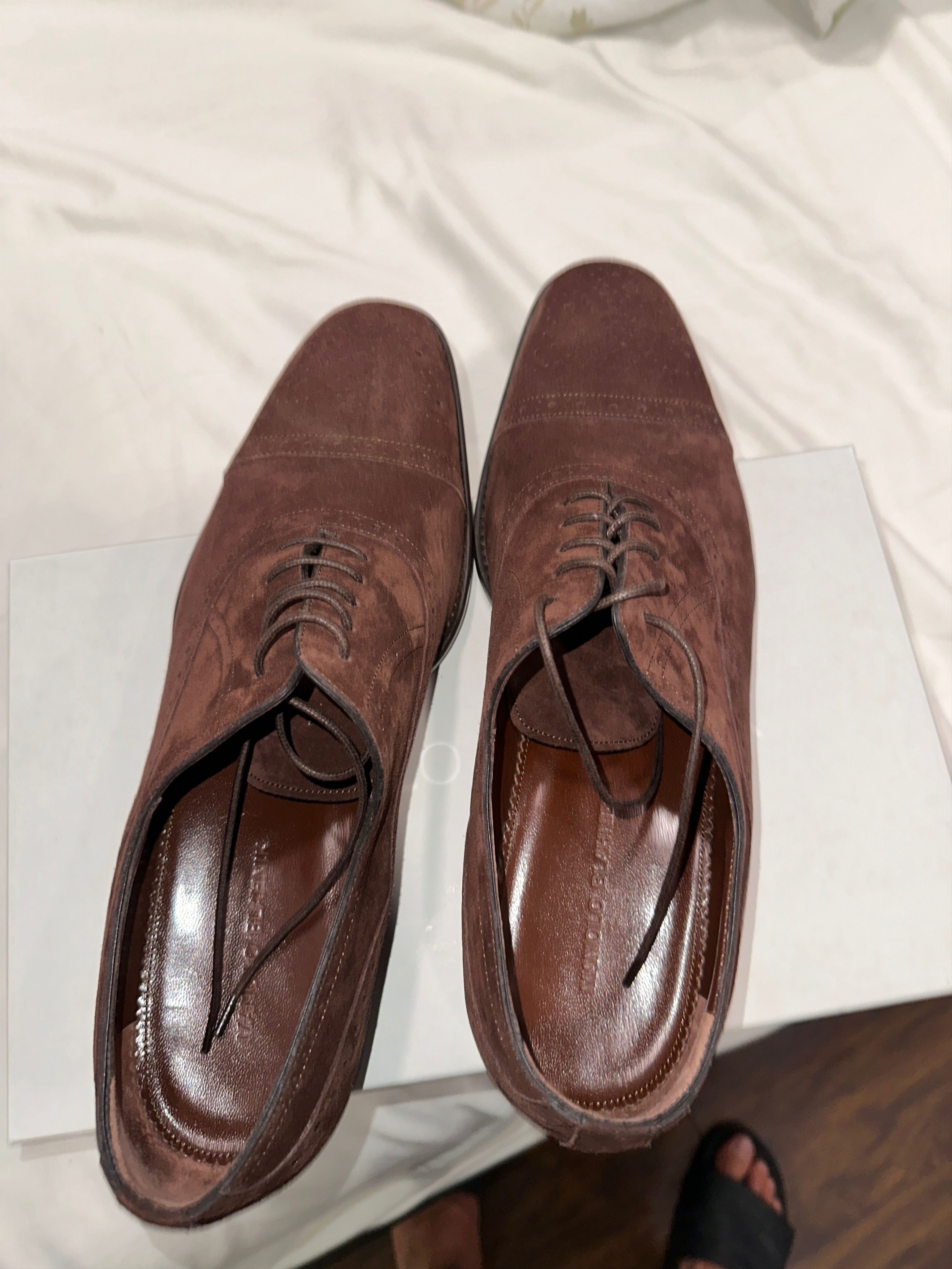 Manolo Blahnik Manolo Blahnik Whitney Oxfords Size US 12 / EU 45 - 1 Thumbnail