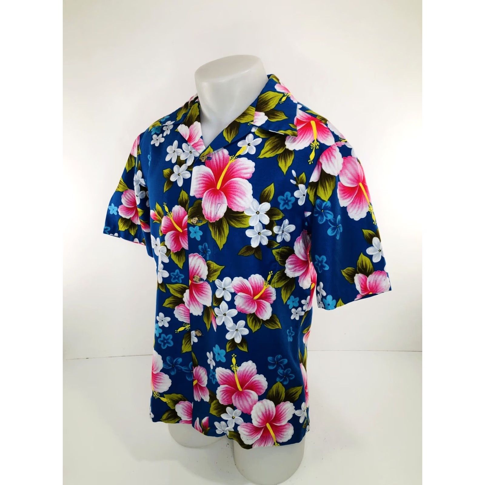 Vintage UI MAIKAI - Floral Hibiscus Vintage Mens S Aloha Hawaiian Shirt Size US S / EU 44-46 / 1 - 3 Thumbnail