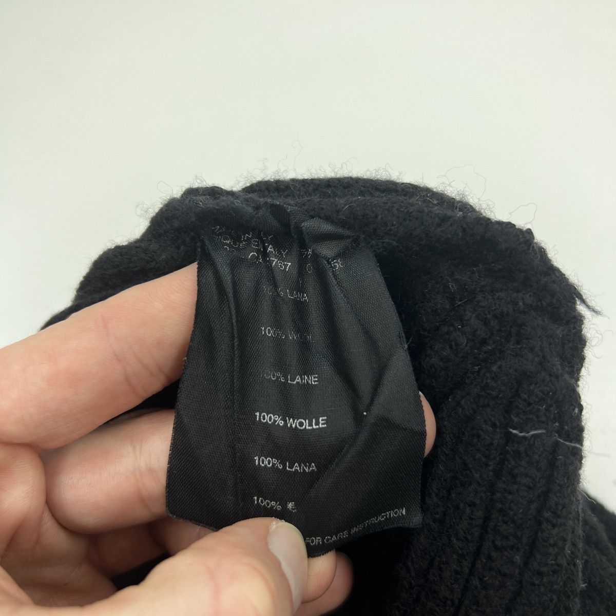 Prada Prada Milano Beanie Winter Hat Wool Logo Red Label Tag Size ONE SIZE - 7 Thumbnail