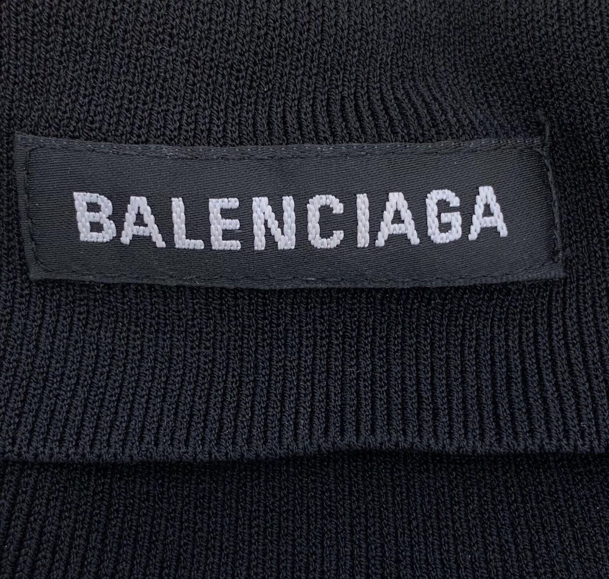 Balenciaga Balenciaga black high neck long sleeved base knit sweater Size US M / EU 48-50 / 2 - 5 Thumbnail