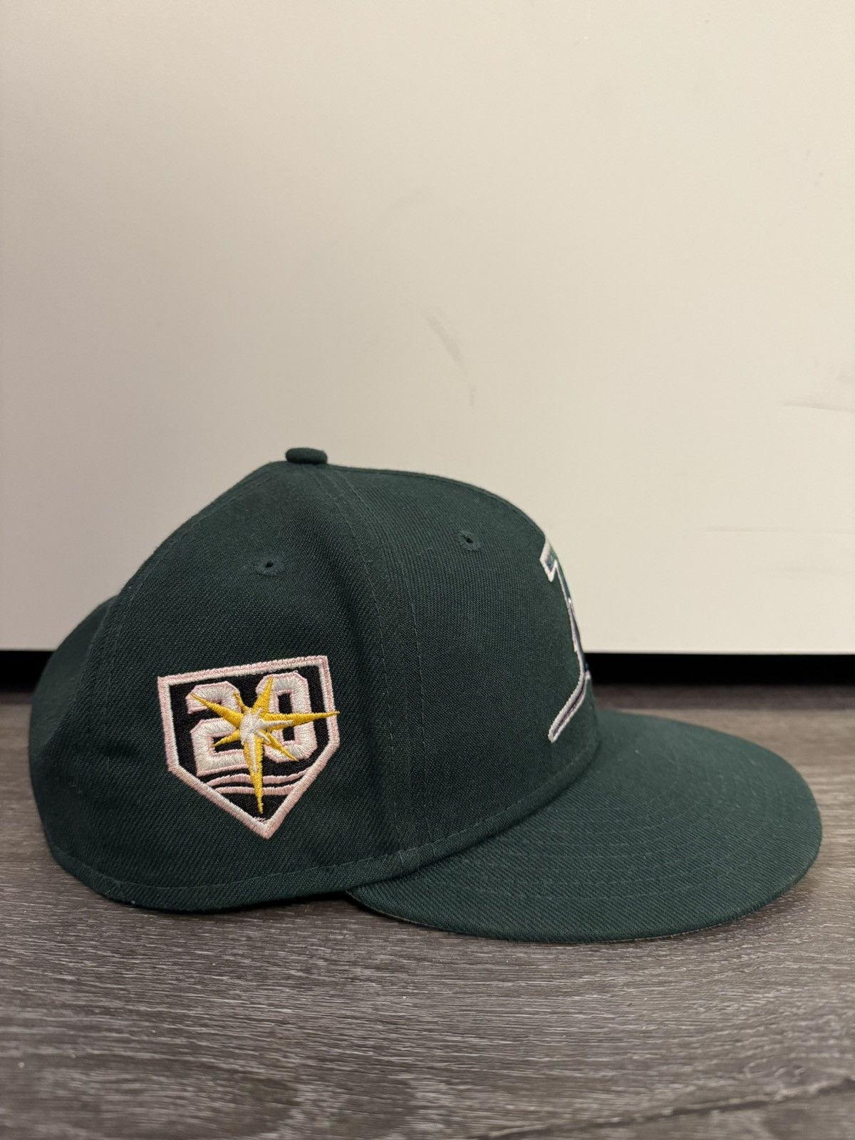 MLB Tampa Bay Rays New Era MLB Custom Green Baseball Hat 7 1/4 Size ONE SIZE - 2 Thumbnail