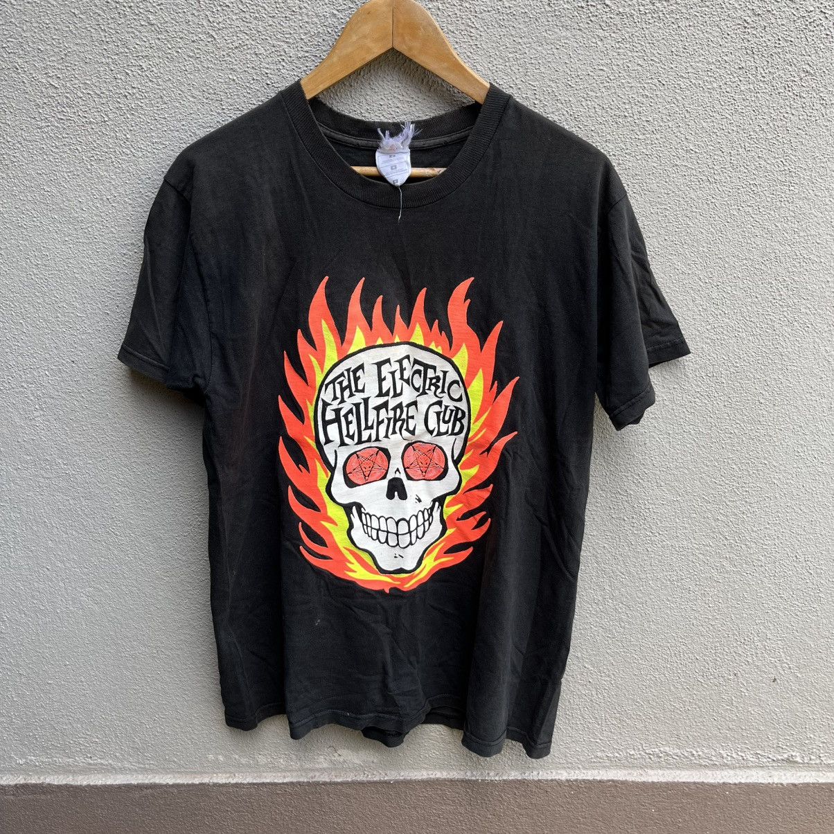 Band Tees Vintage rare 90s THE ELECTRIC HELLFIRE CLUB band tee Size US L / EU 52-54 / 3 - 1 Thumbnail
