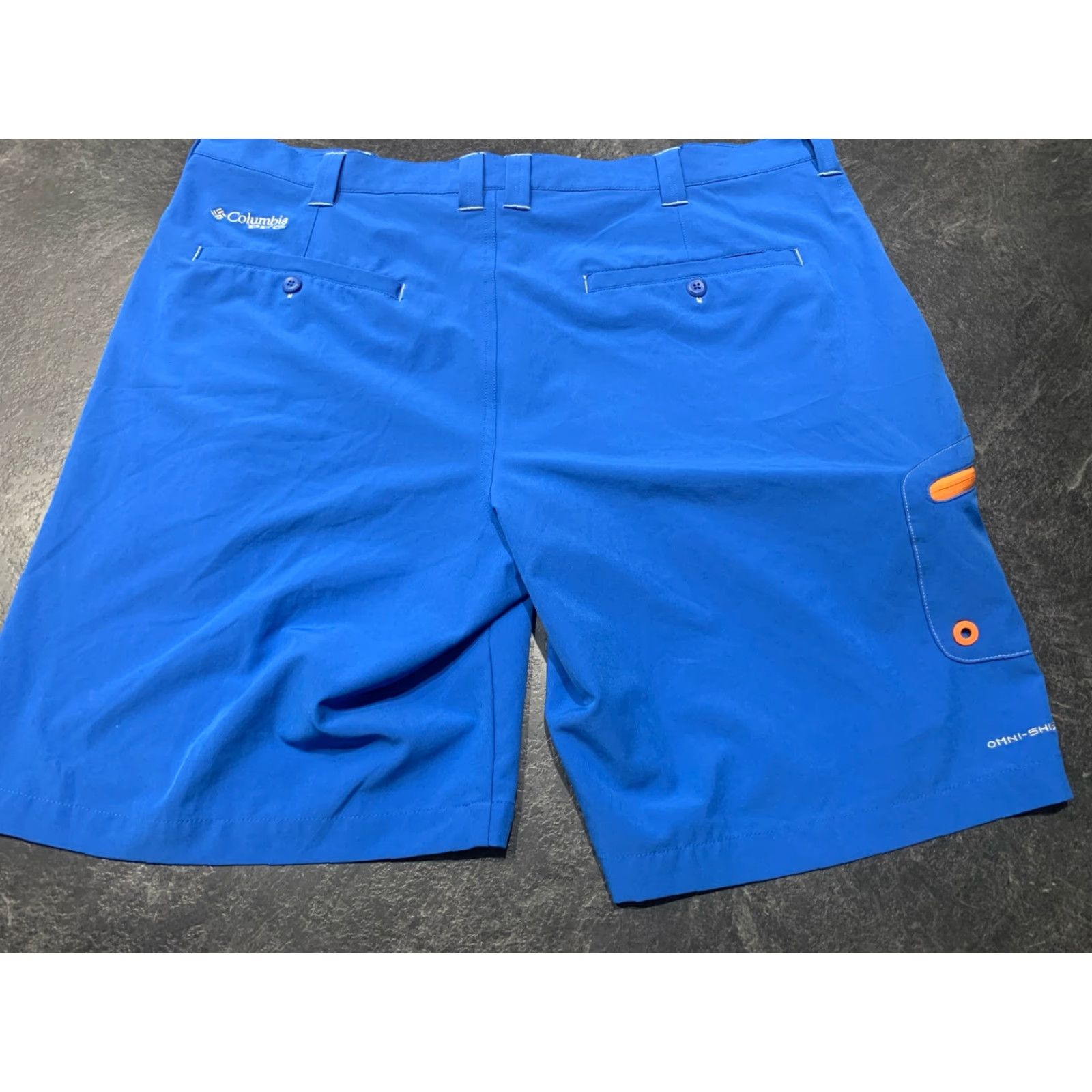 Swims Columbia PFG Swim Fishing Board Shorts Cargo Pocket Mens Size 40 Blue Polyester Size US 40 / EU 56 - 7 Thumbnail