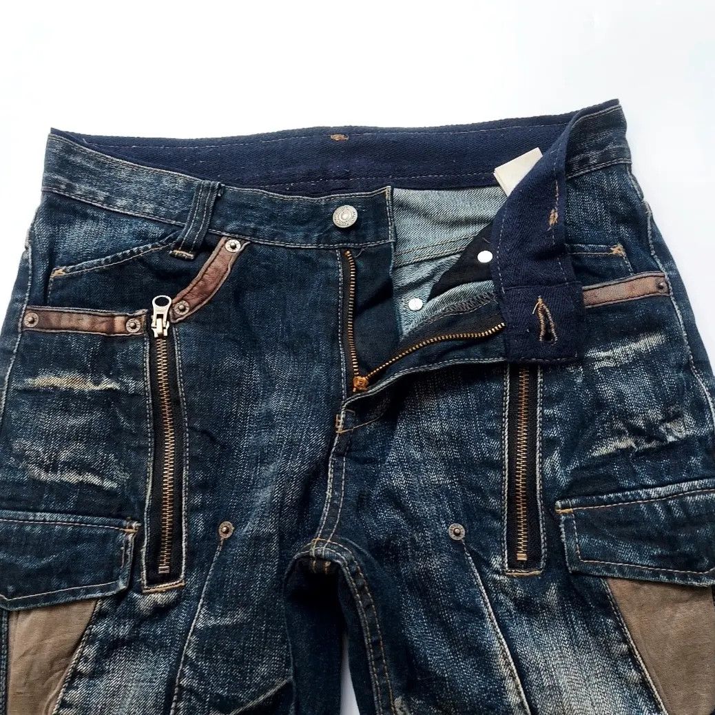 Japanese Brand × PPFM Japanese Brand PPFM Bondage Zipper Jeans Size US 30 / EU 46 - 11 Thumbnail