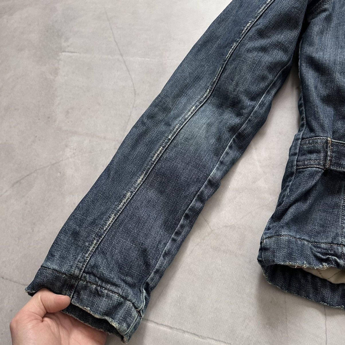 Hysteric Glamour × Undercover Abercrombie Fitch Napoleon Military Denim Jacket Fur Trim Size M / US 6-8 / IT 42-44 - 17 Thumbnail