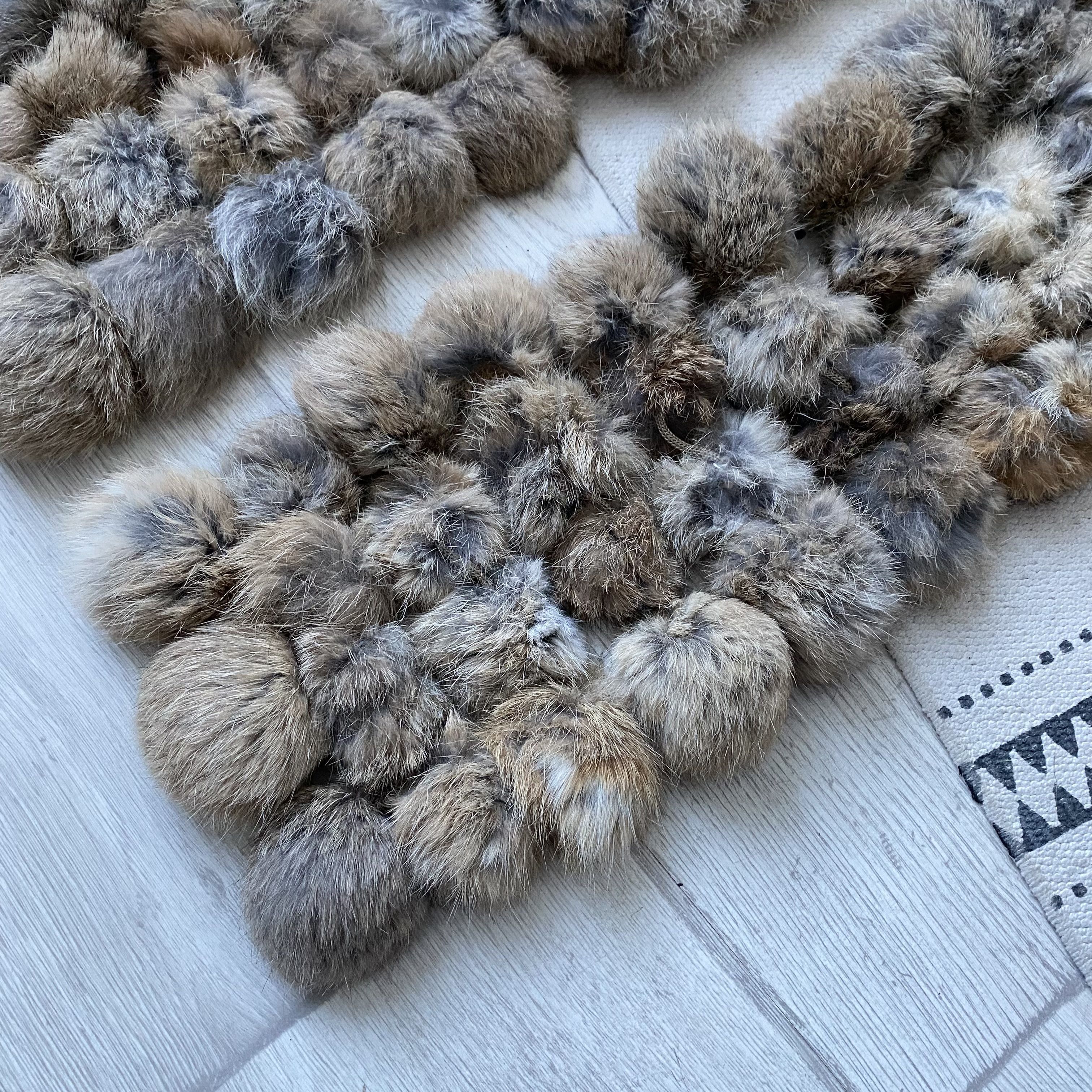 Japanese Brand Vintage 90s Real Fur Scarf Luxury designer Size ONE SIZE - 2 Thumbnail