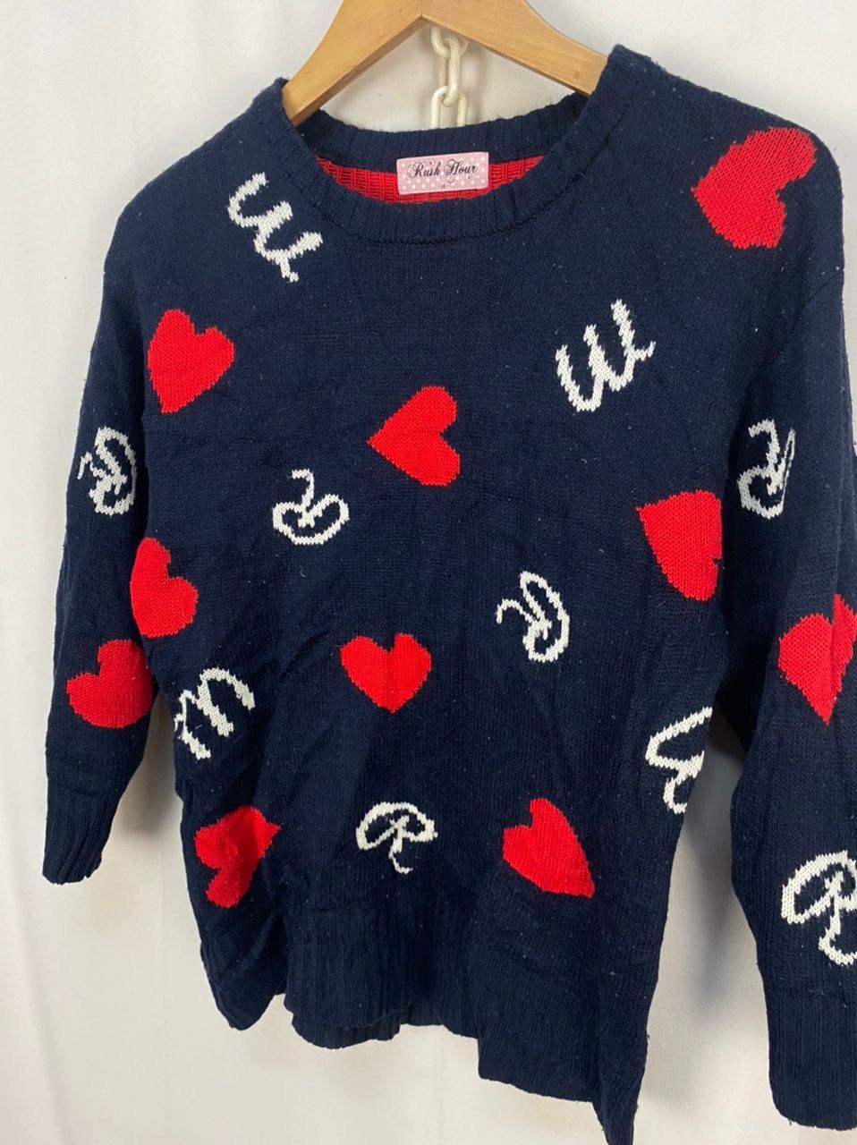 Fullprint knitwear sweatshirt by rush hour