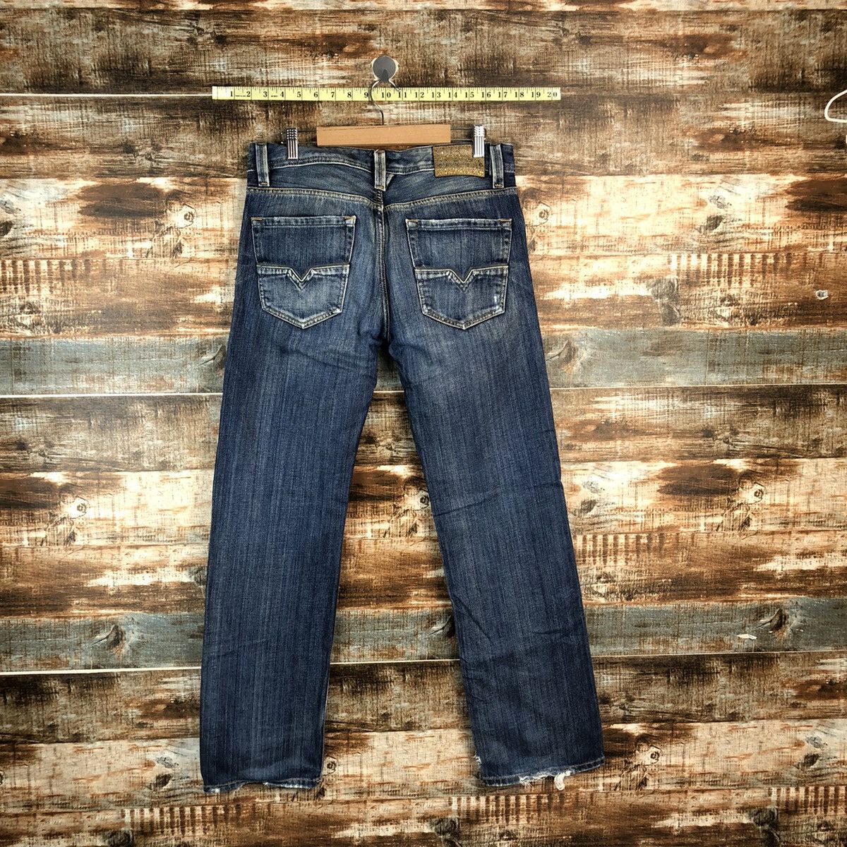 Diesel DLL Diesel Larkee Blue Distressed Denim Pants #C082 Size US 30 / EU 46 - 14 Thumbnail