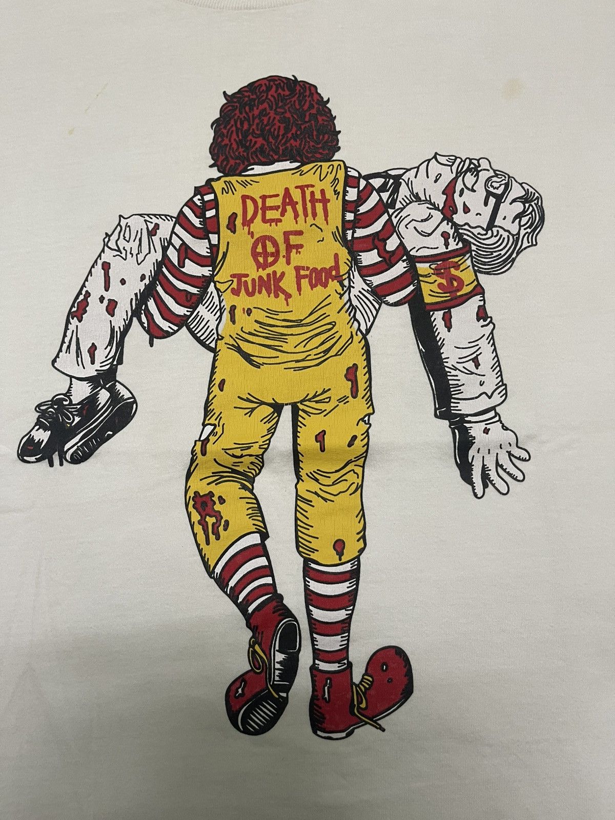 Japanese Brand 90s RONALD MCDONALD PARODY SHIRT RARE DESIGN Size US M / EU 48-50 / 2 - 7 Thumbnail