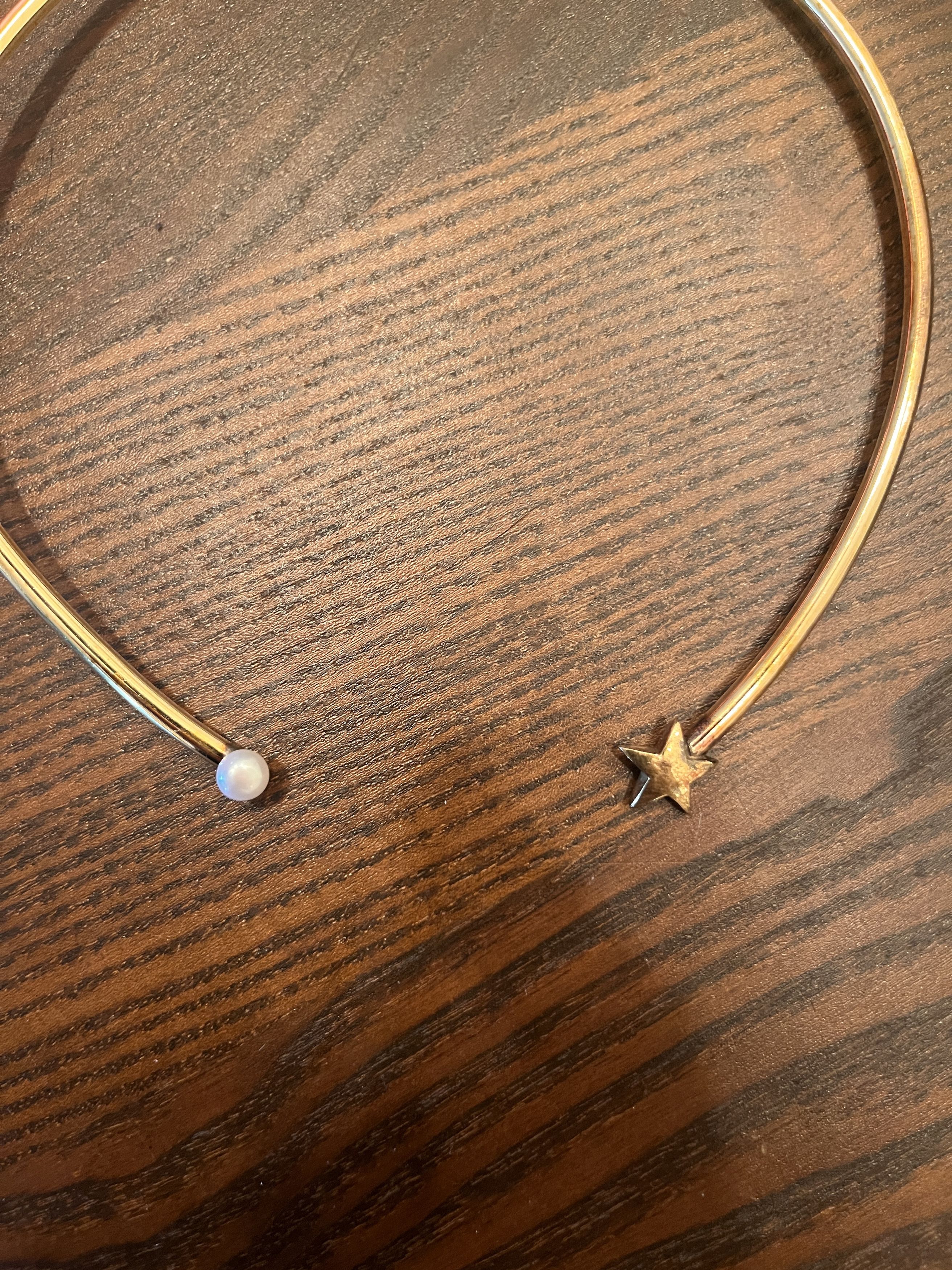 Pamela Love PAMELA LOVE Star Age Pearl Collar 10K Gold Choker Brass Size ONE SIZE - 4 Thumbnail