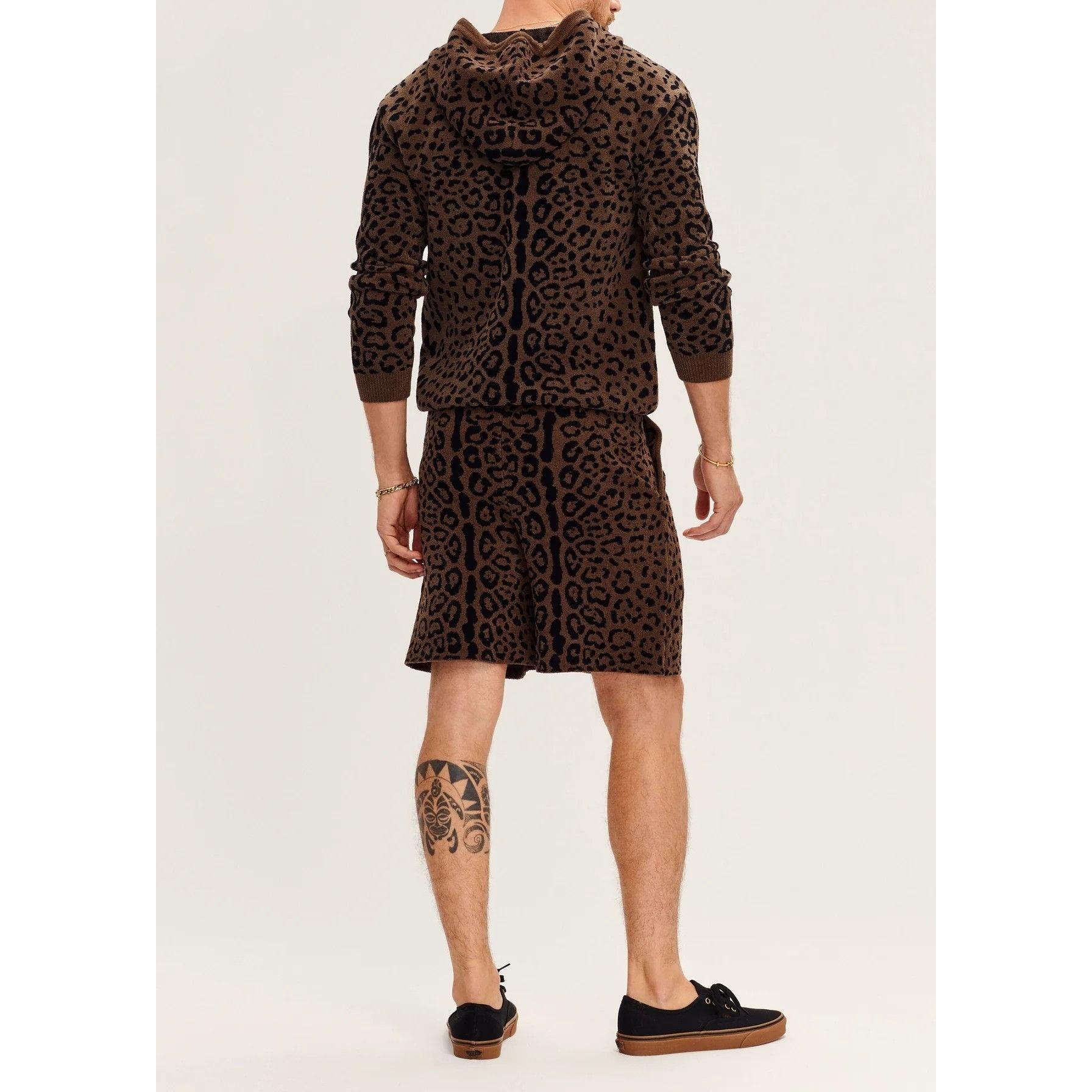 REVOLVE SER.O.YA Gunner Shorts in Cheetah Jacquard Small Mens Teddy Size US 26 / EU 42 - 4 Thumbnail