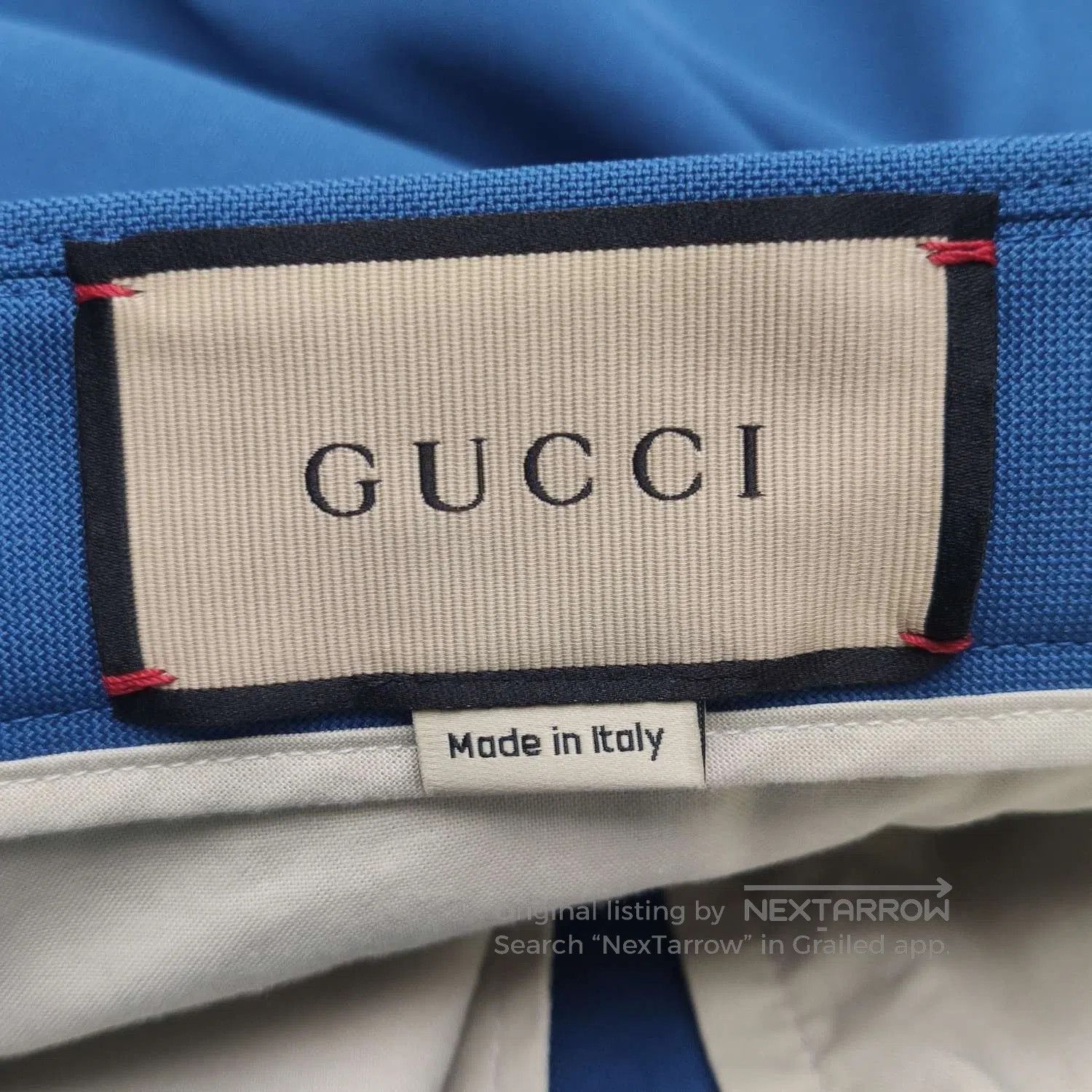 Gucci Gucci Blue Straight-Leg Tailored Pants M. Size US 30 / EU 46 - 2 Thumbnail